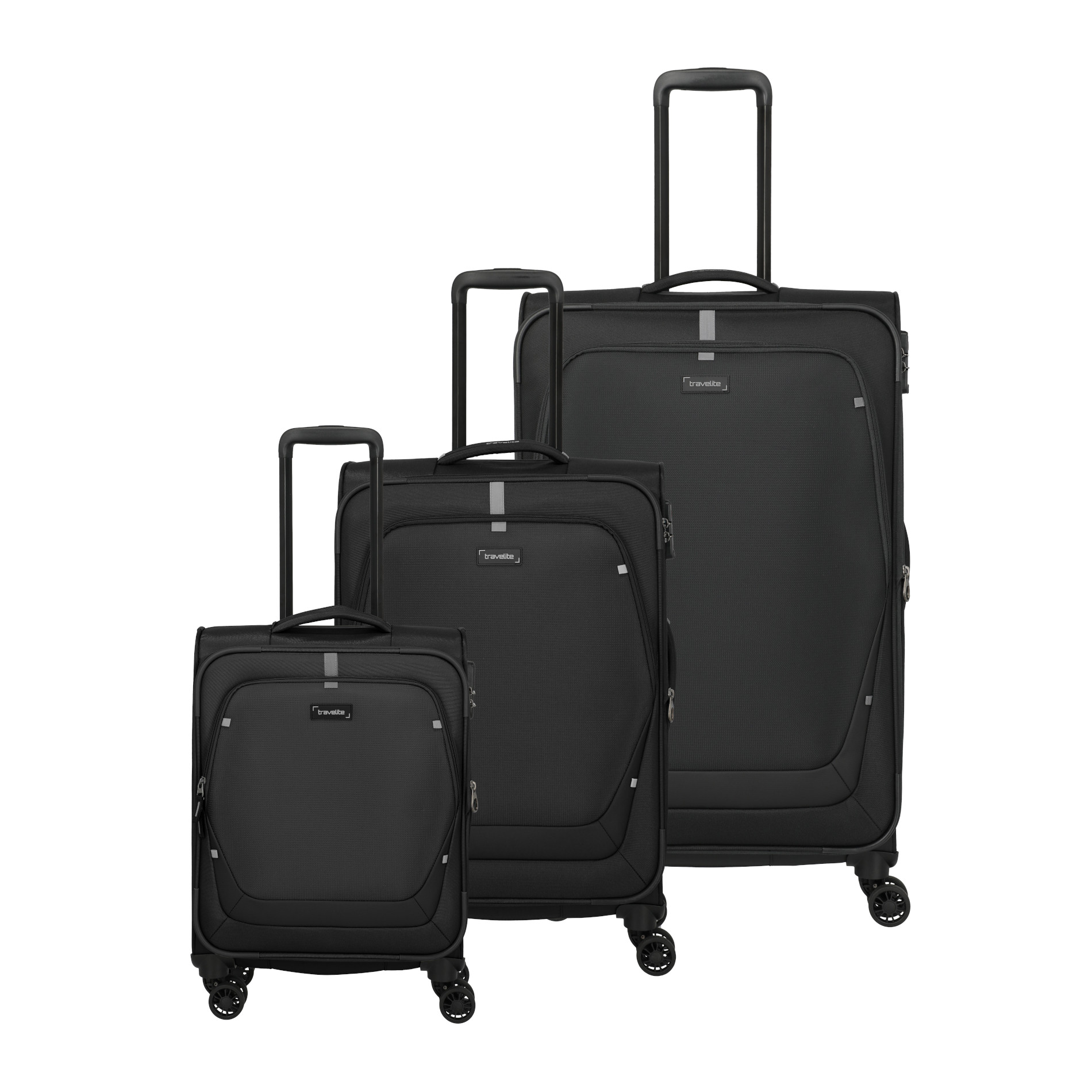 UMBRIA Kofferset L/M/S+ (erweiterbar) - Black