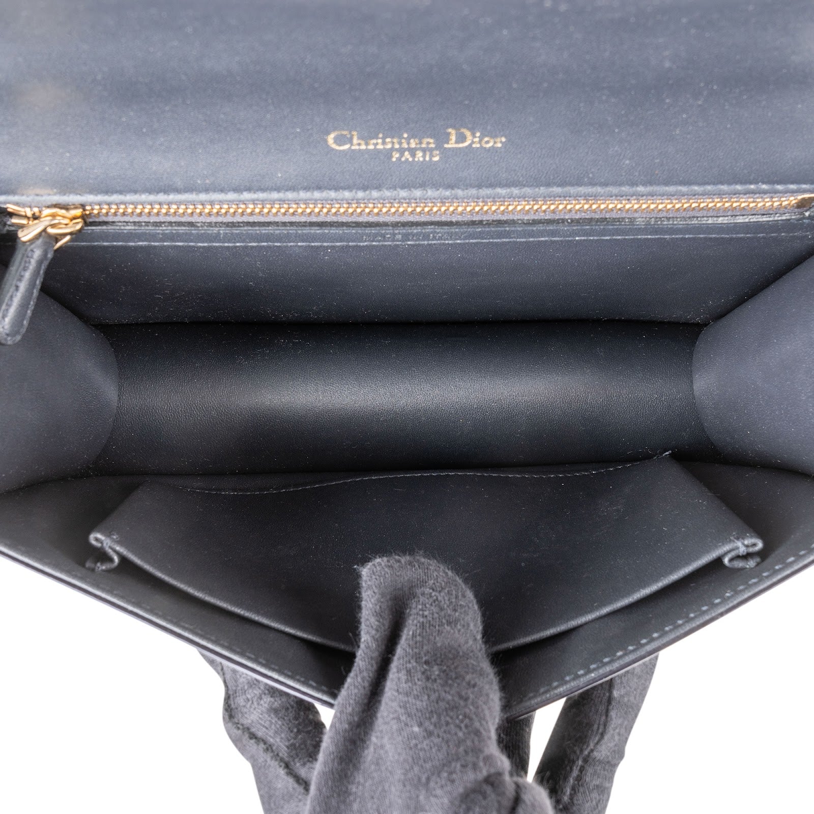 Christian Dior - Metallic Diorama Flap Crossbody Bag