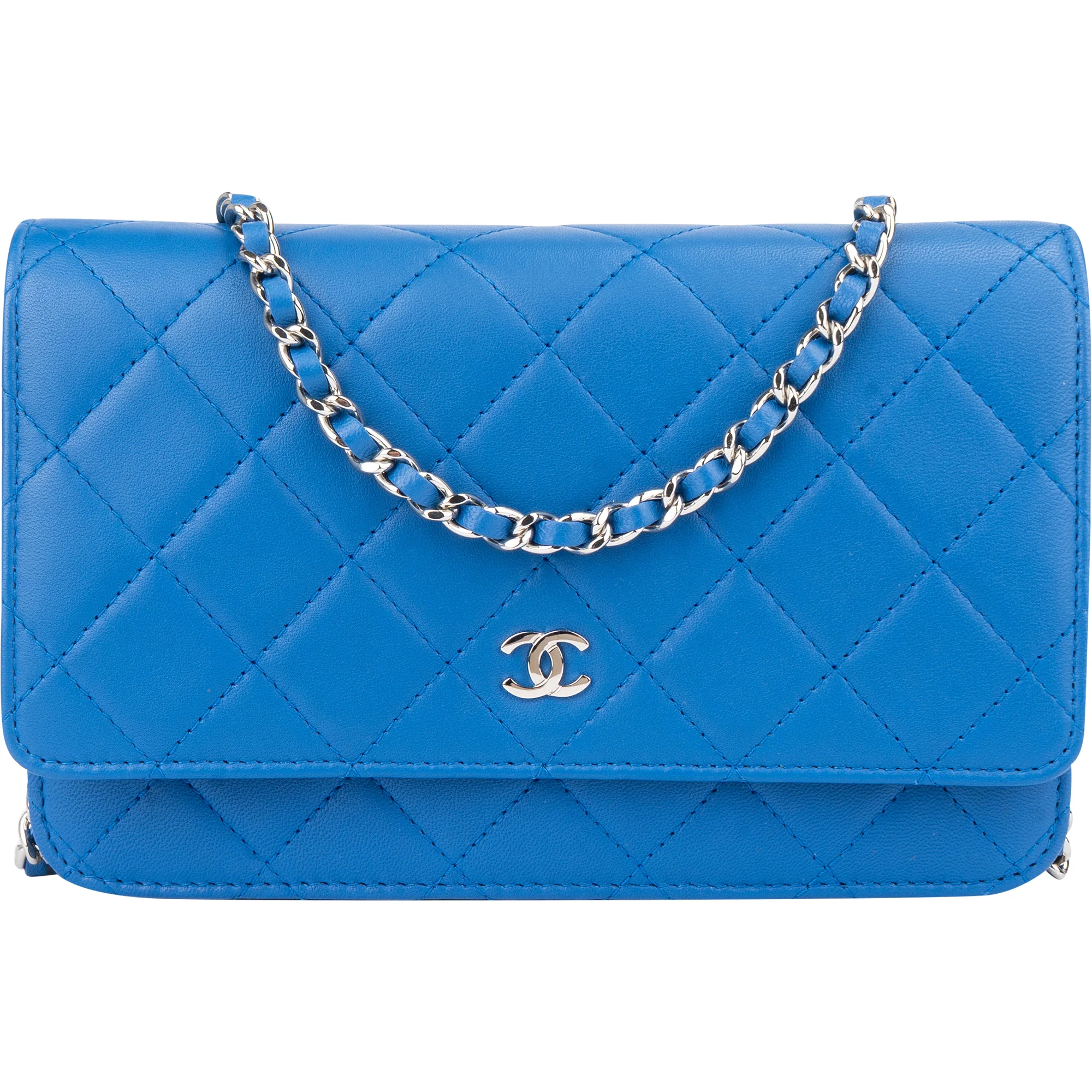 Chanel Quilted Lambskin Wallet On Chain Crossbody Bag