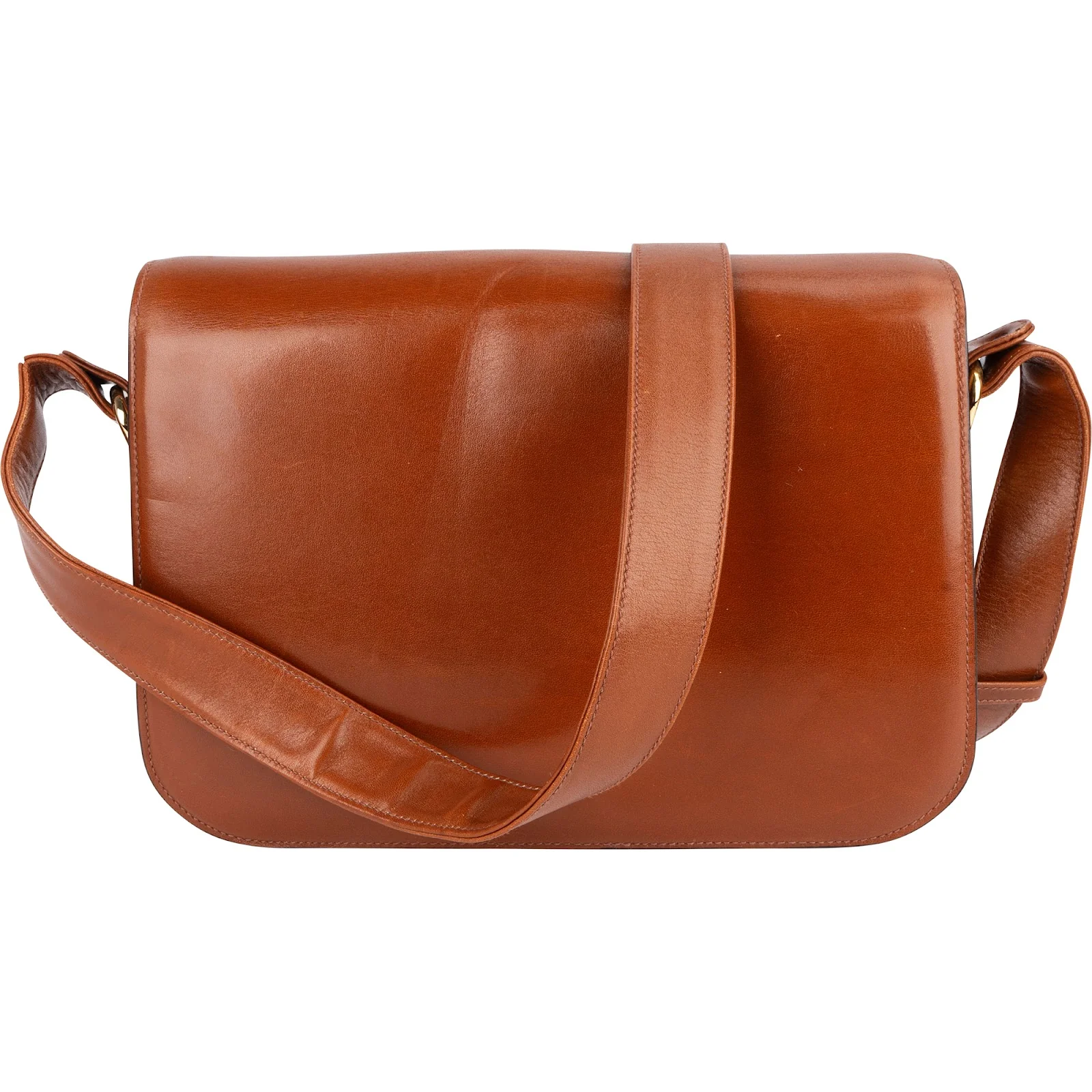 Celine Boxcalf Leather Triomphe Shoulder Bag