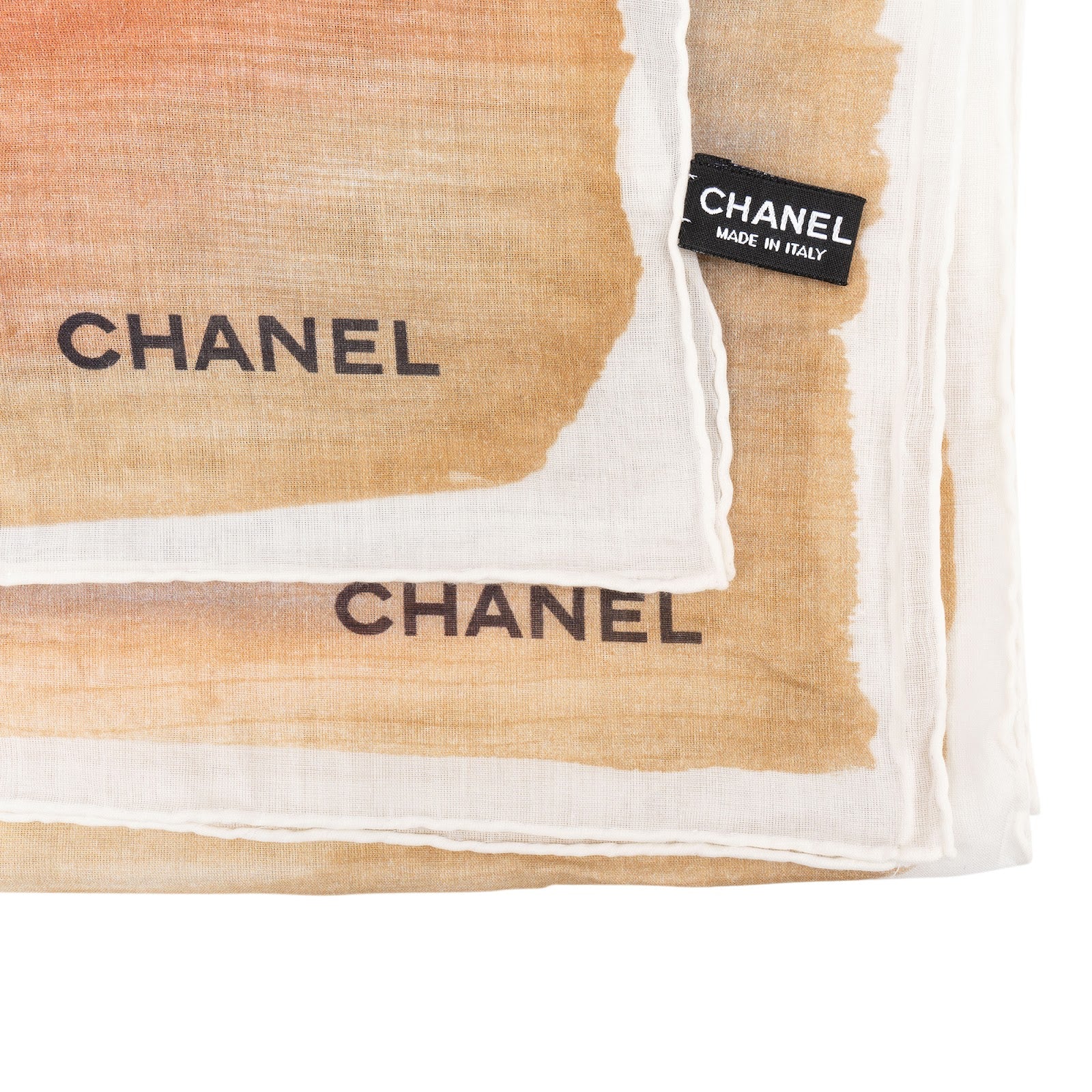 Chanel – Veelkleurige aquareldoek