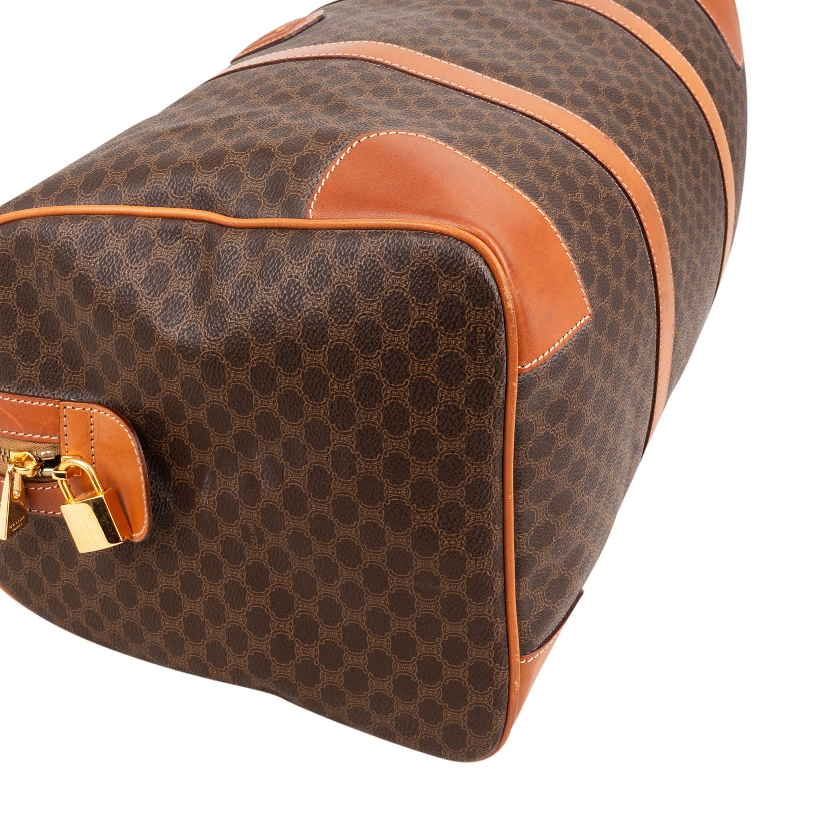 Celine Monogram Macadam Canvas Boston 45 Reisetasche
