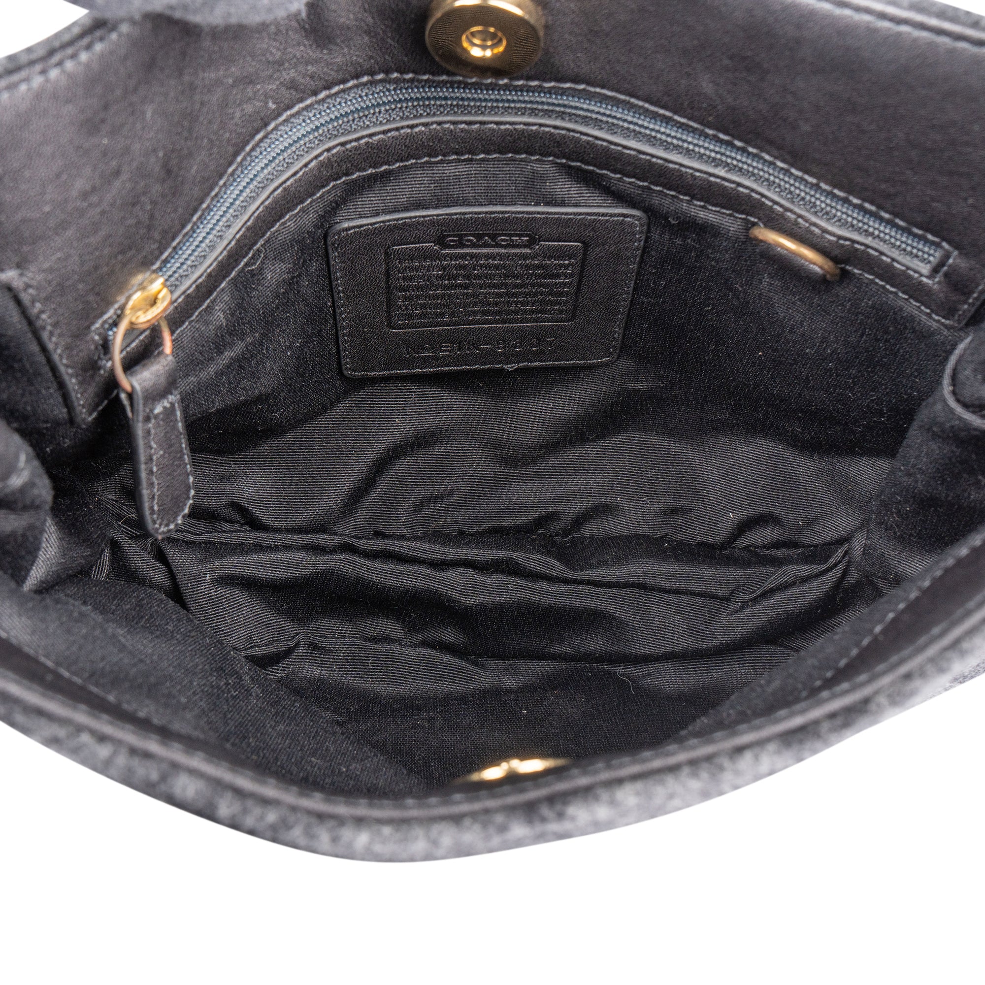 Coach Wool Monogram Penelope Shoulder Bag