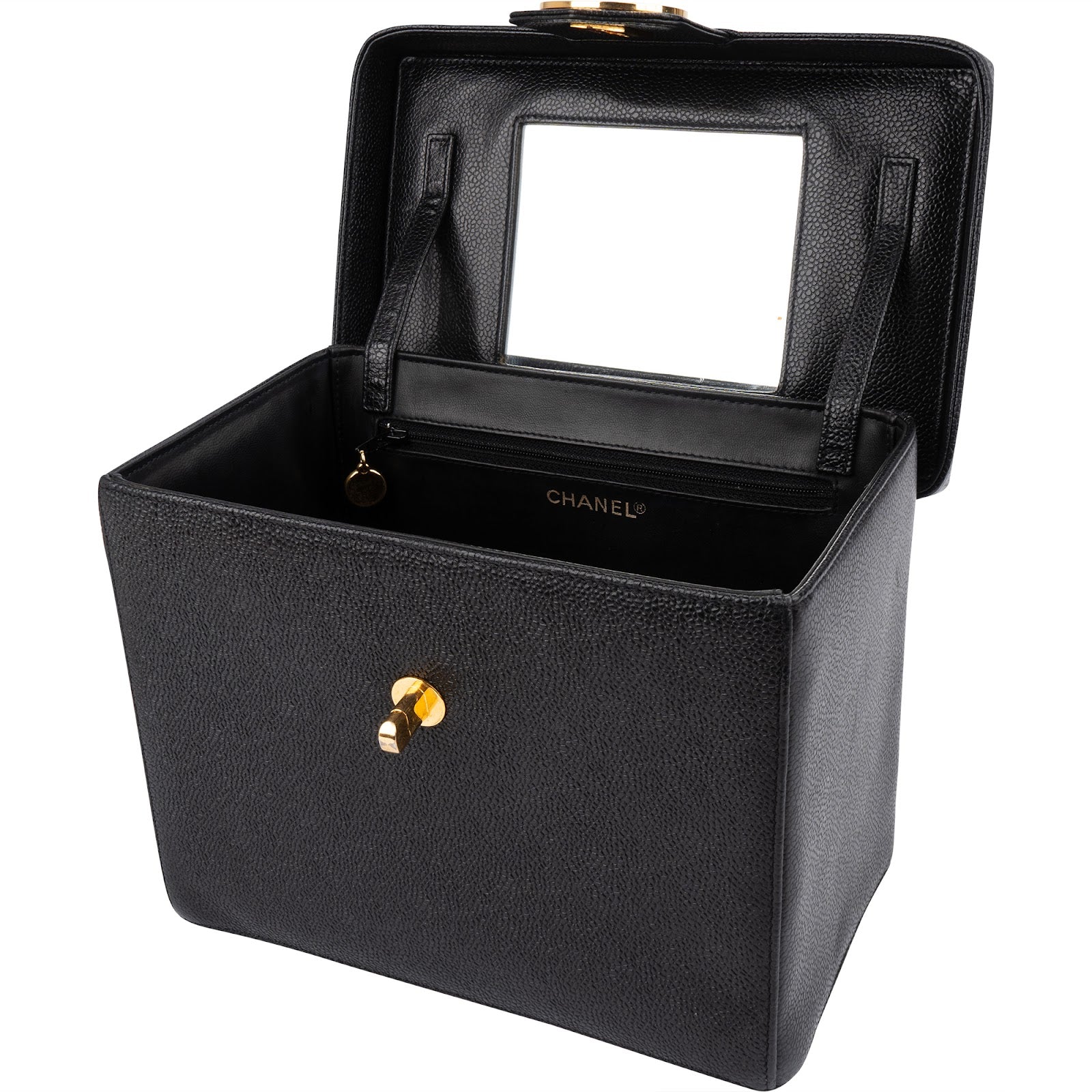 Chanel – Vanity Case-handtas met handvat aan de bovenkant