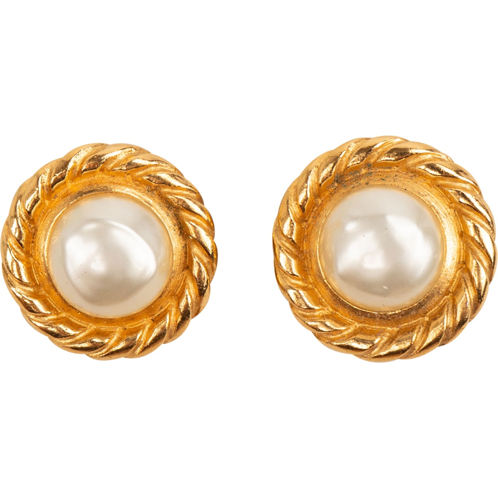Chanel Pearl Rope Clip-On Earrings Clips