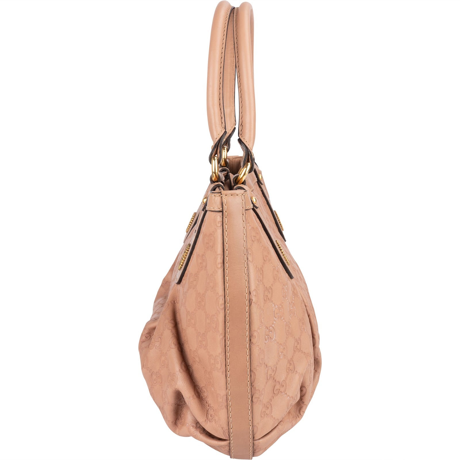 Gucci Leather GG Monogram Scarlet Handbag