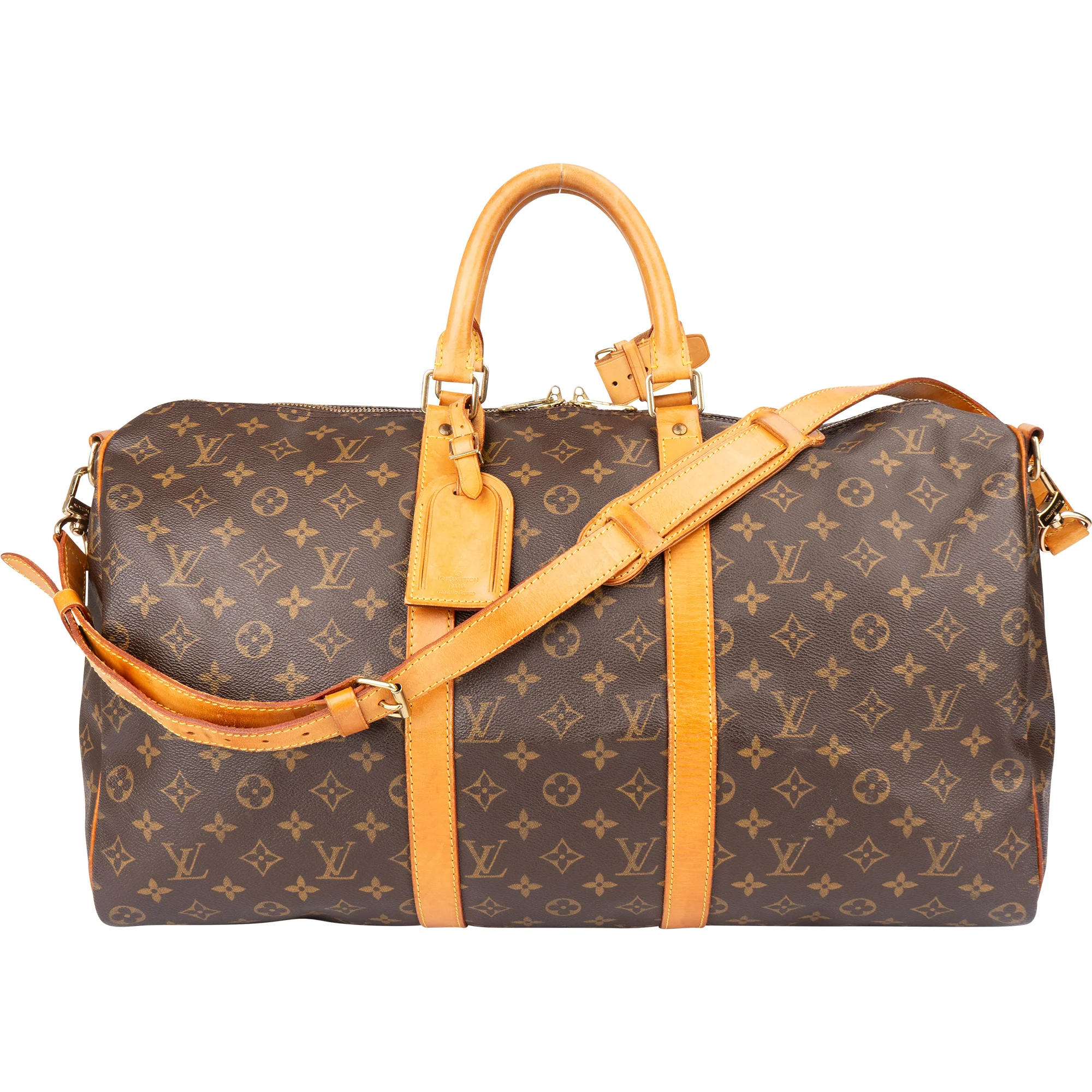 Louis Vuitton Canvas Monogram Keepall 50 Bandouliere