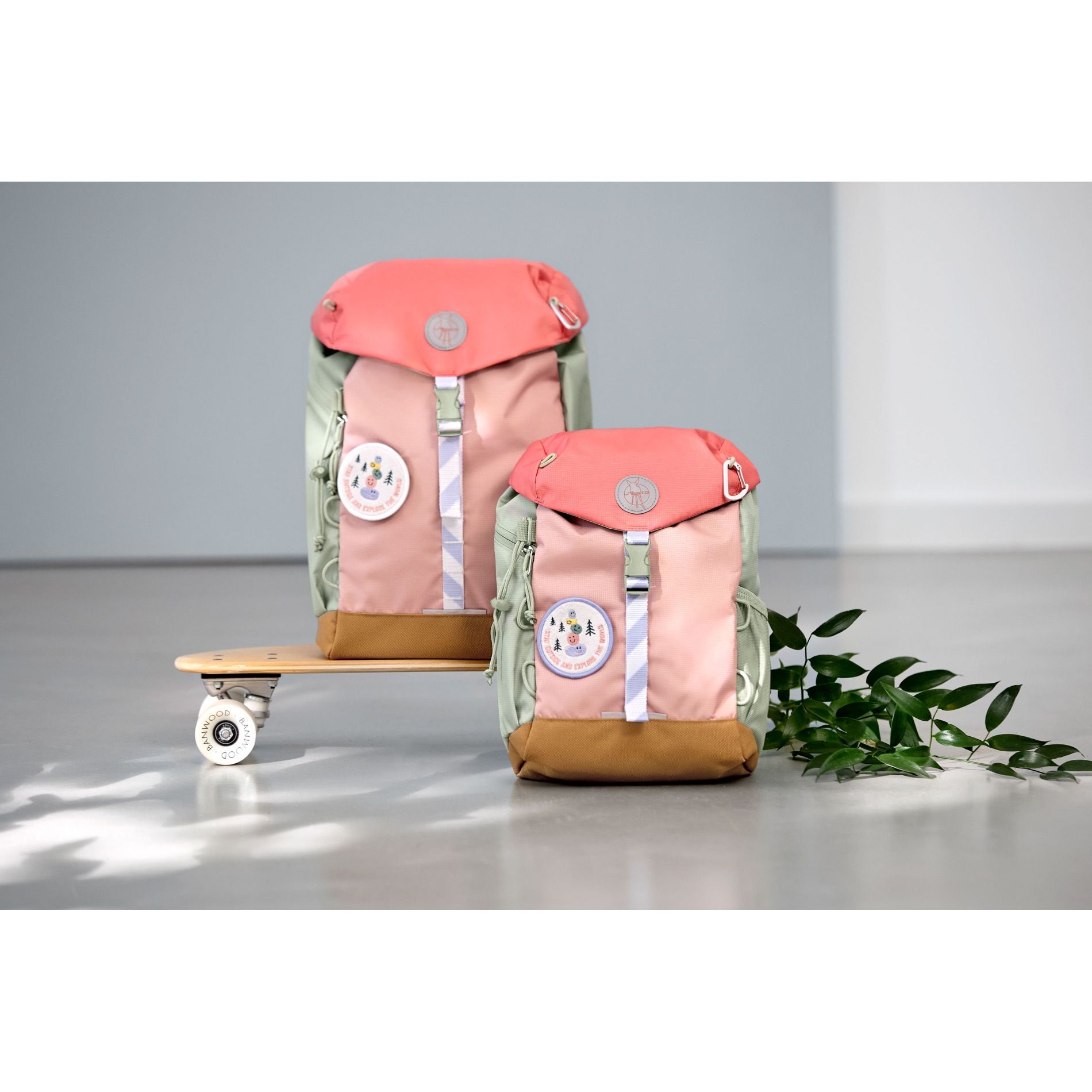 Big Outdoor Backpack Sunny Explorer - rose/pink