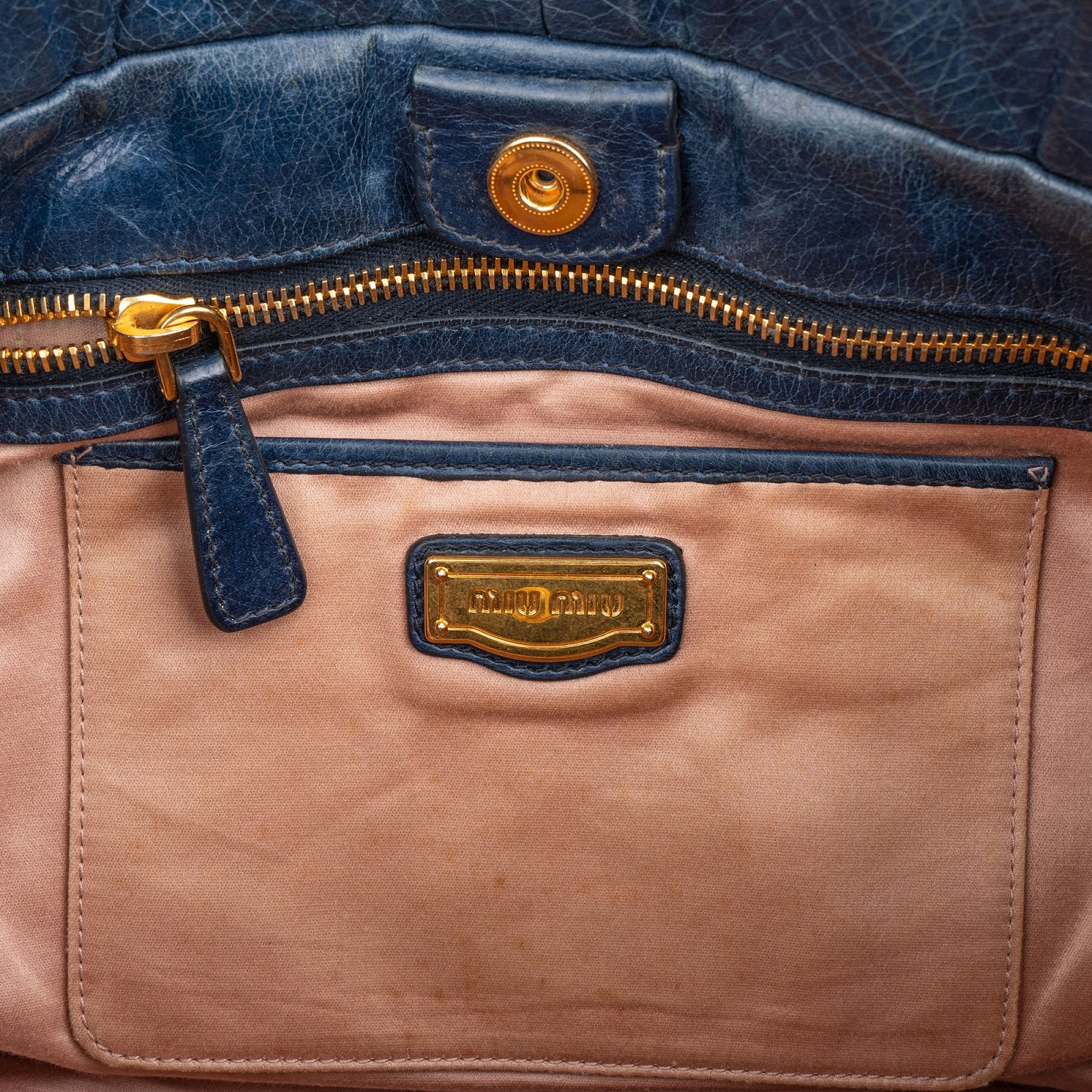 Miu Miu – Vitello Lux Satchel schoudertas