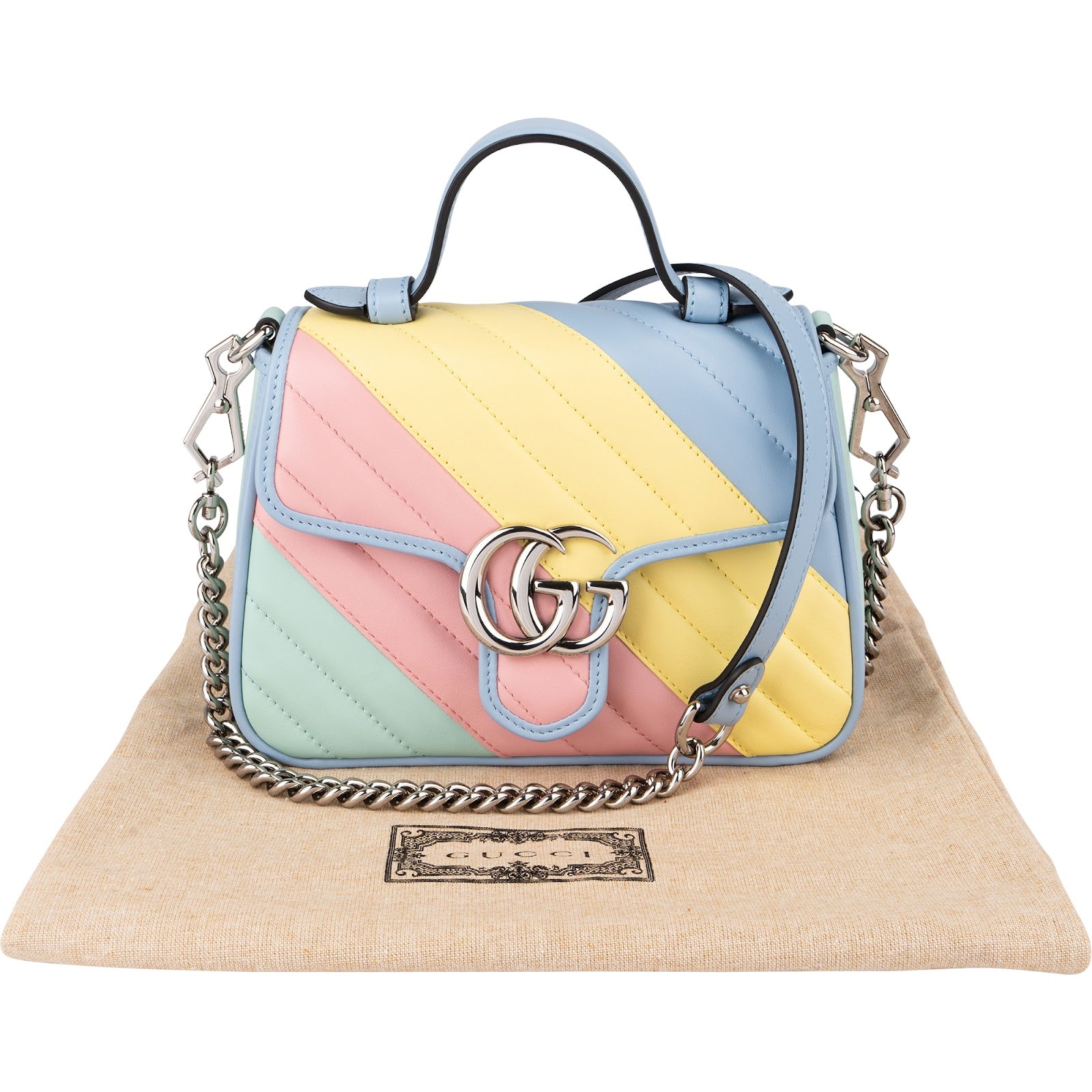 Gucci - GG Marmont Mini Top Handle Crossbody Bag