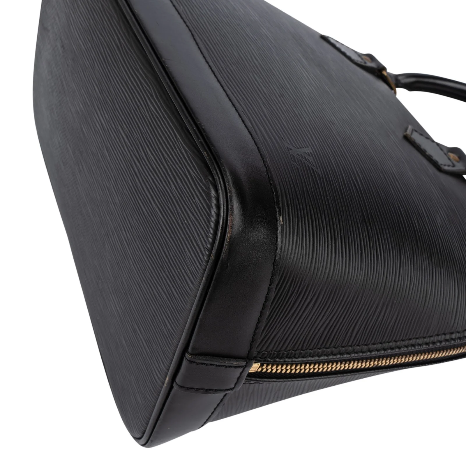 Louis Vuitton Noir Epi Leather Alma PM Handbag