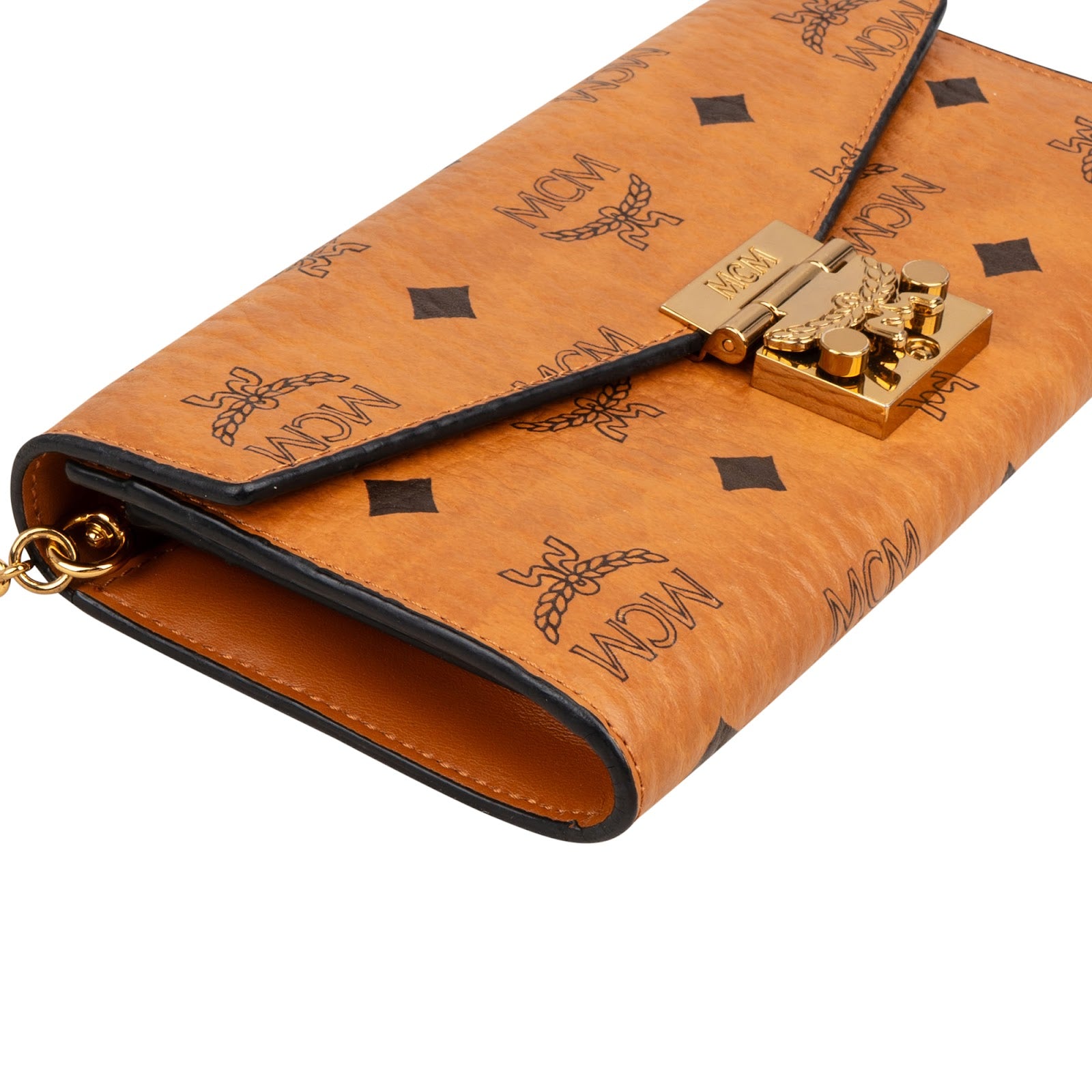 MCM Monogram Visetos Patricia Wallet On Chain