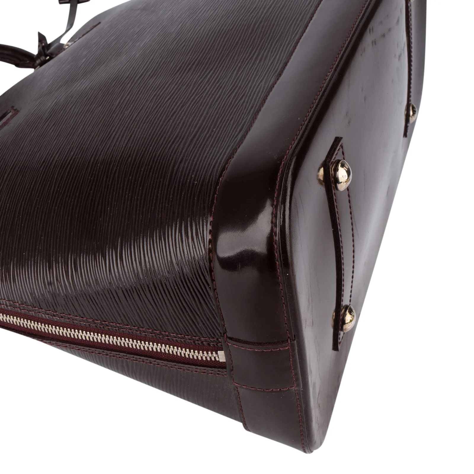 Louis Vuitton Prune Electric Epi Leather Alma GM Handbag