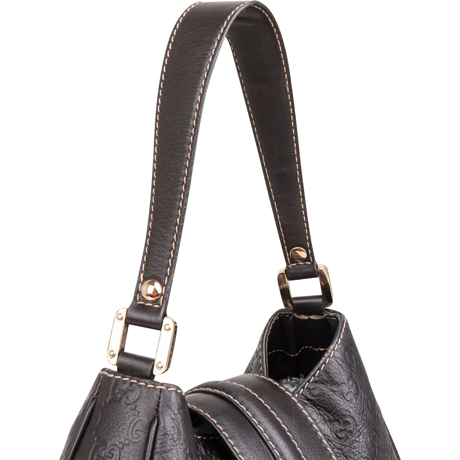 Gucci Guccissima Leather Hobo Shoulder Bag