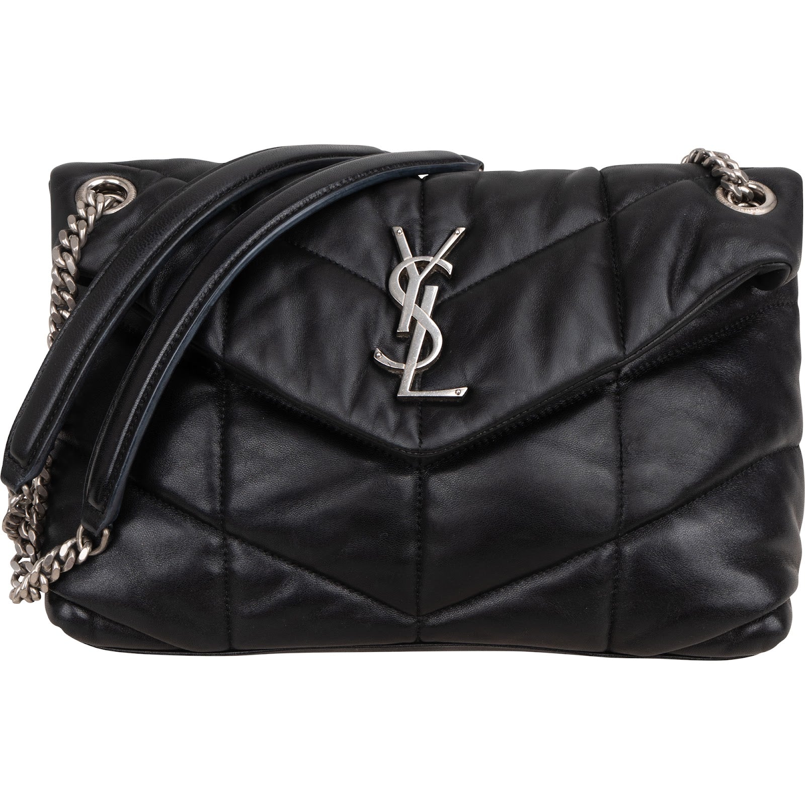 Saint Laurent Quilted Leather Loulou Puffer Crossbody Bag
