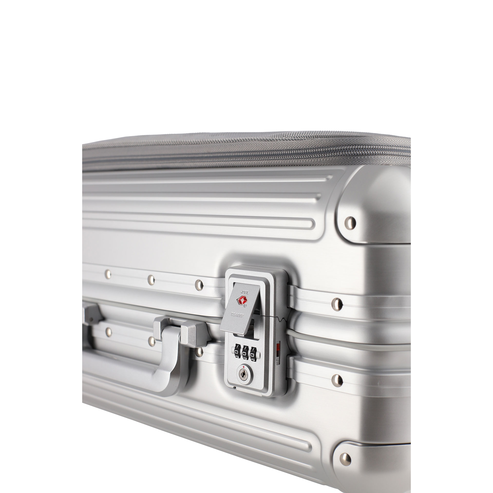 NEXT Handgepäck S+ mit Vortasche - Silber