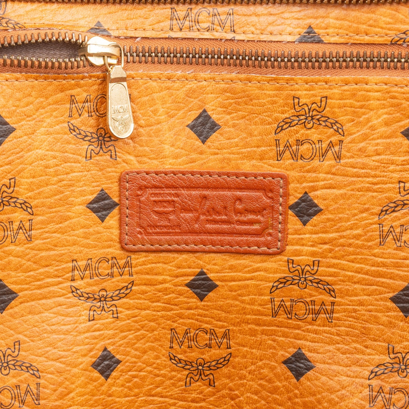 MCM Monogram Visetos XL Shopper
