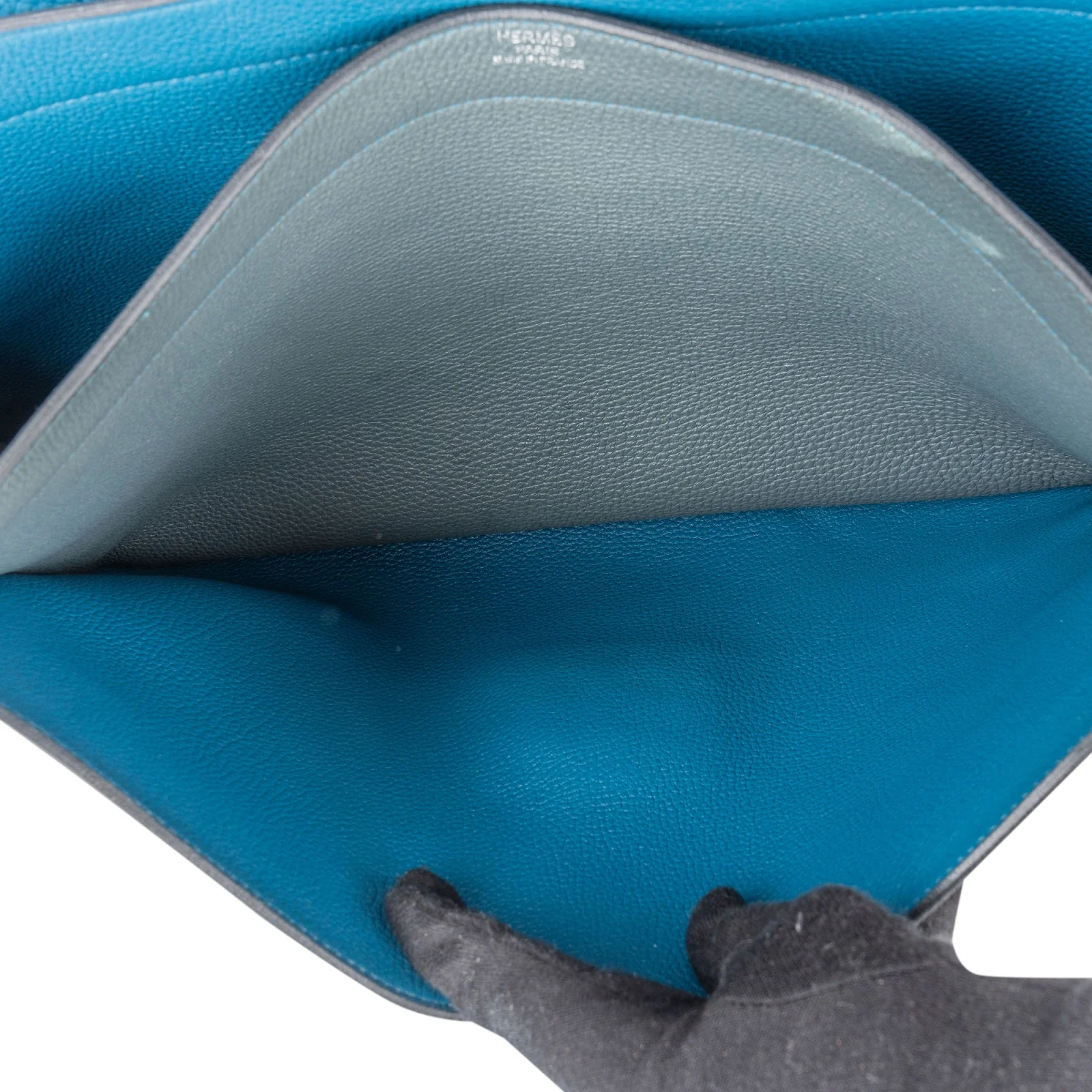 Hermès Gris Togo Leather Sac à Dépêches Business Handbag