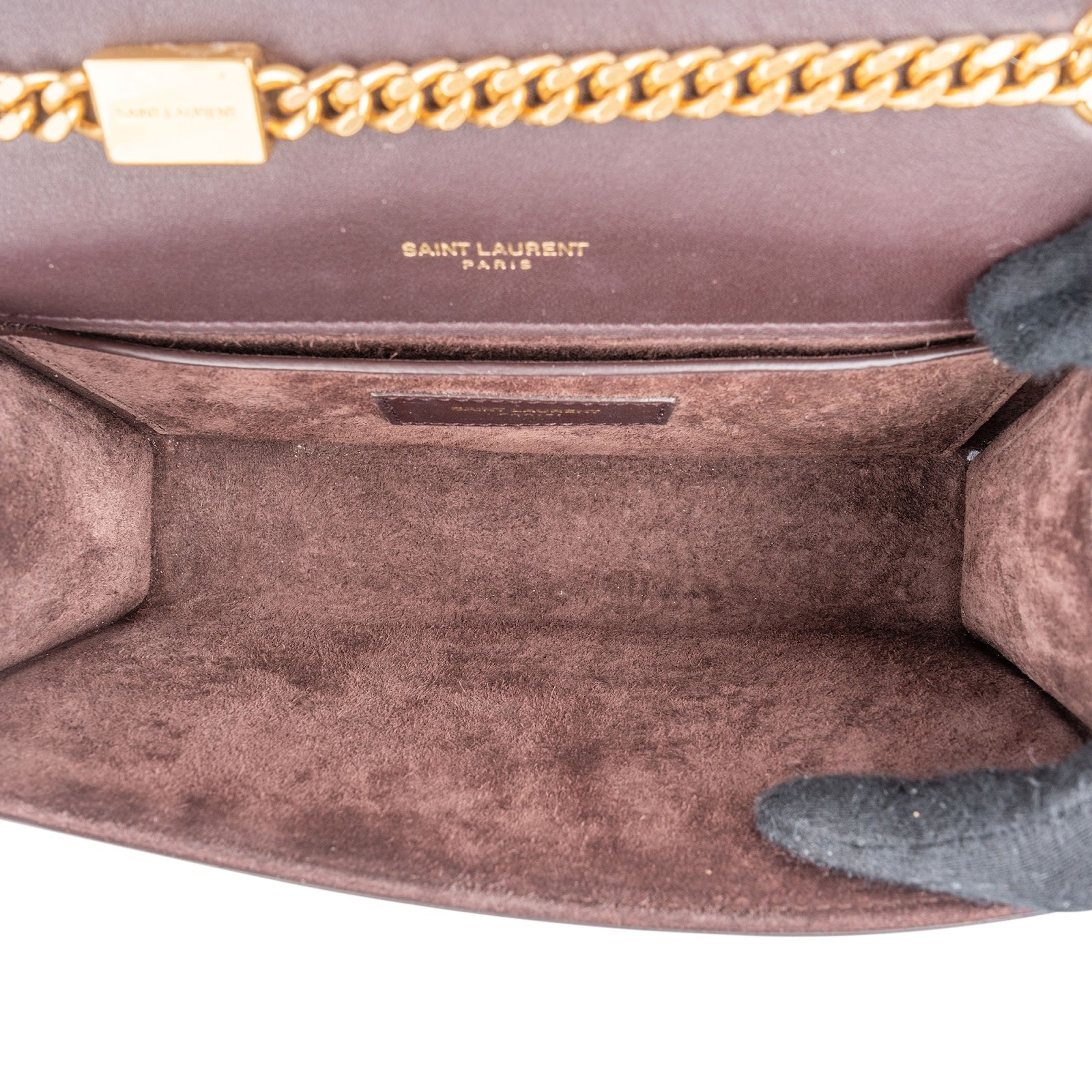 Saint Laurent – Kate Crossbody Bag mit Herzprint