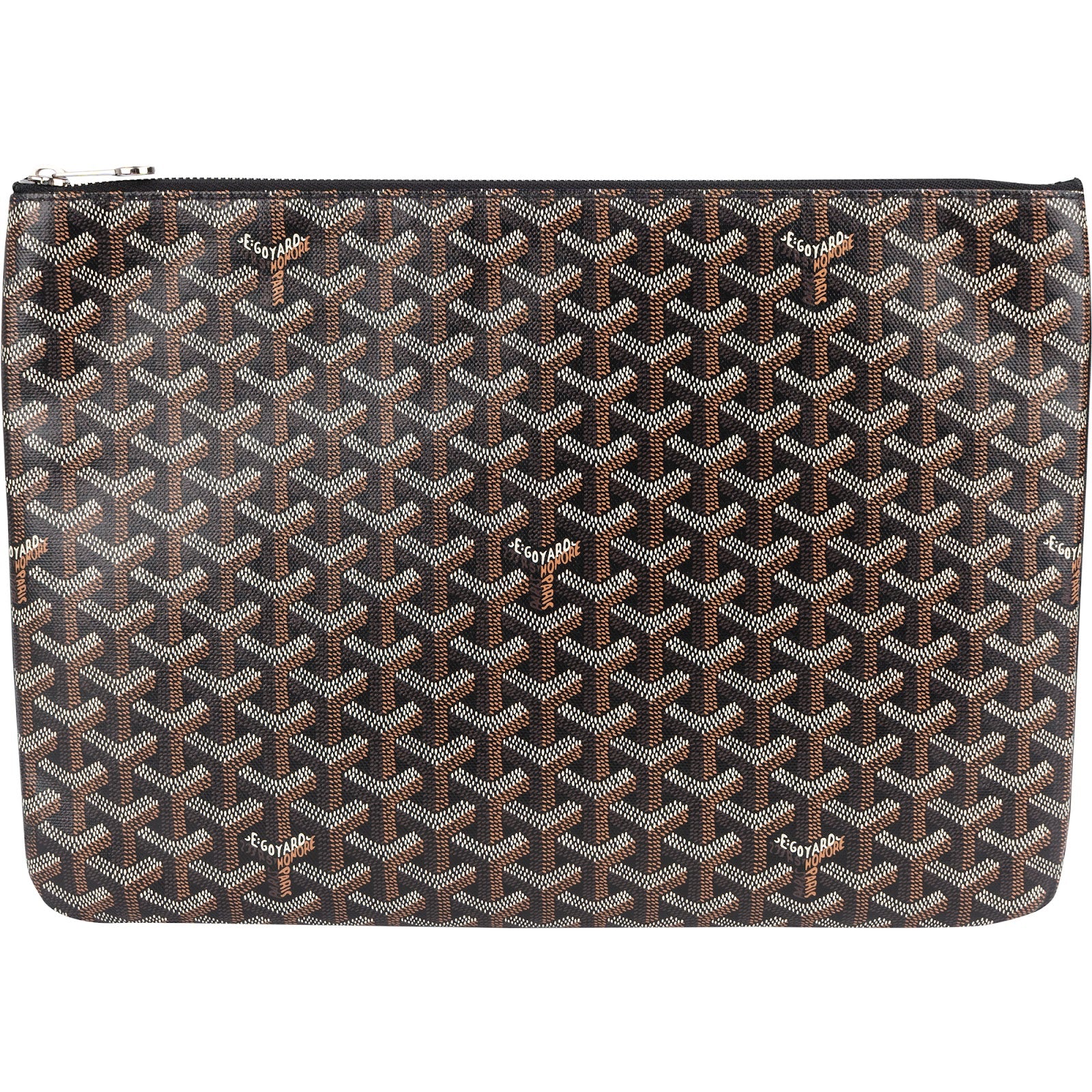 Goyard Monogram Goyardine Canvas Senat MM Clutch