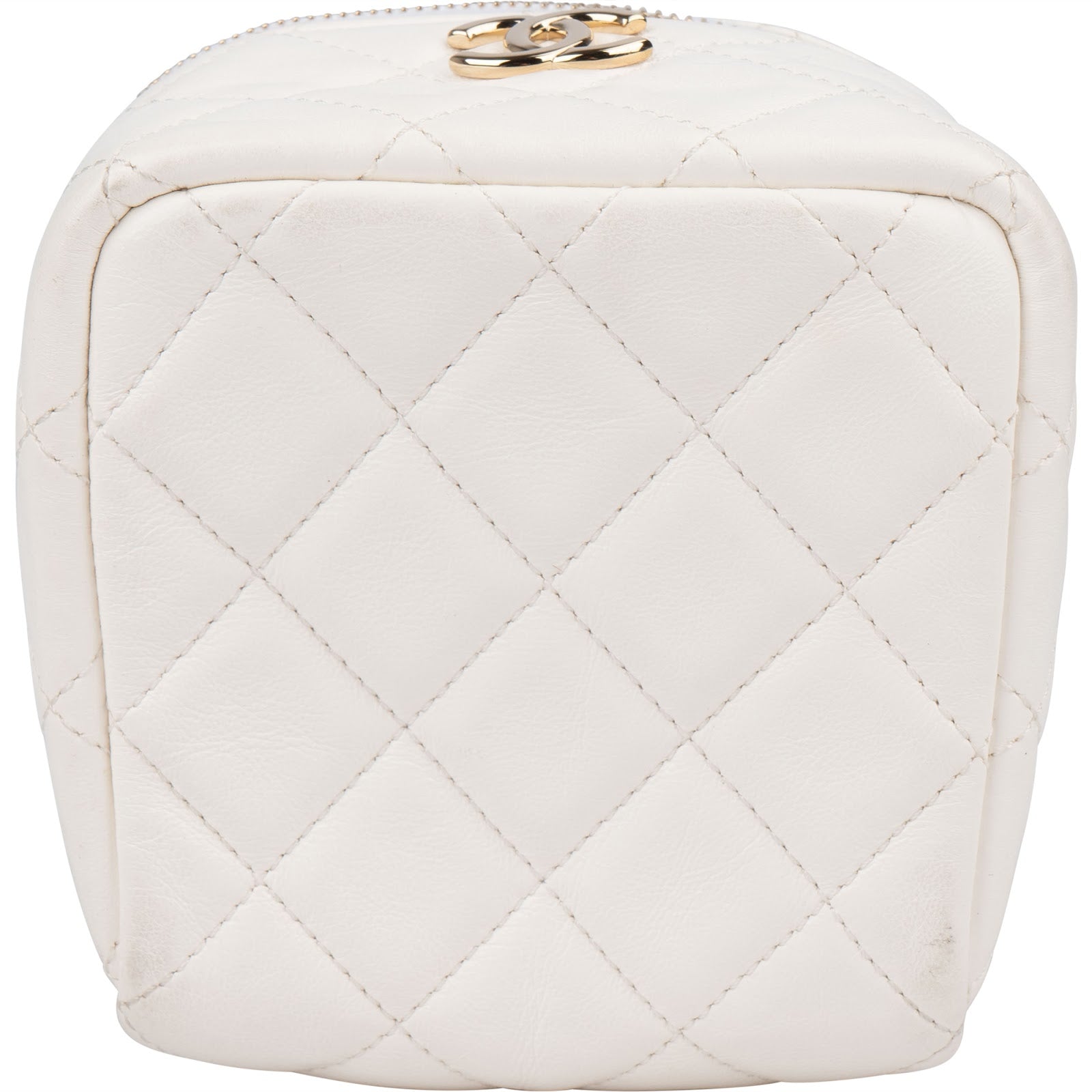 Chanel Quilted Lambskin Small Vanity Chain Handbag