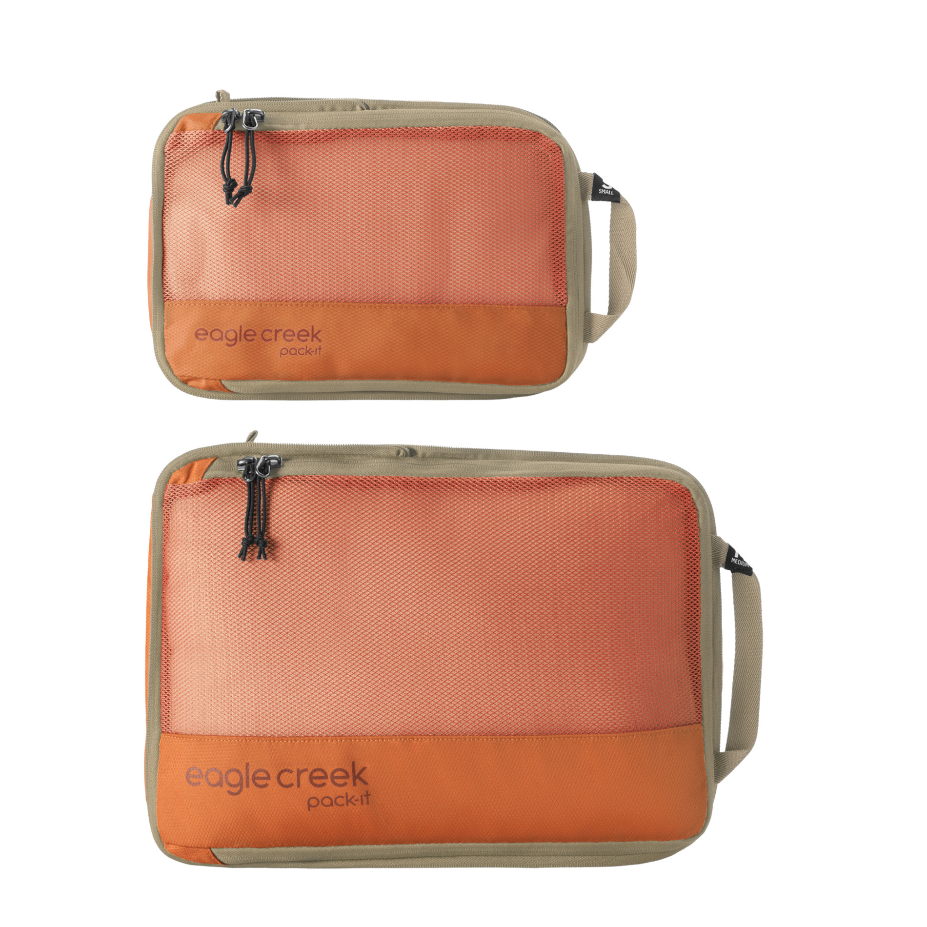 Pack-It Reveal Compression Cube Set S/M - mandarin