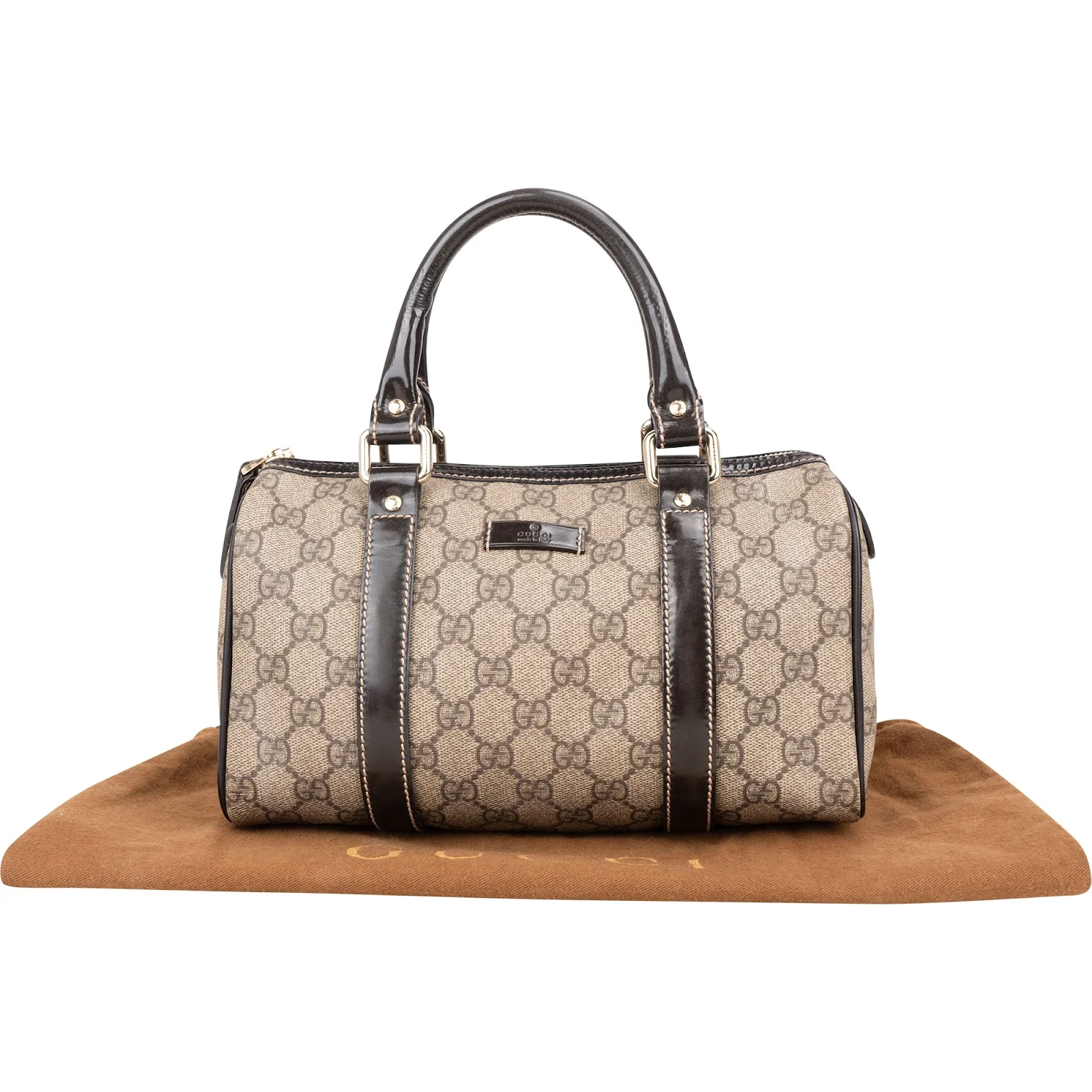 Gucci Monogram GG Supreme Joy Boston Bag