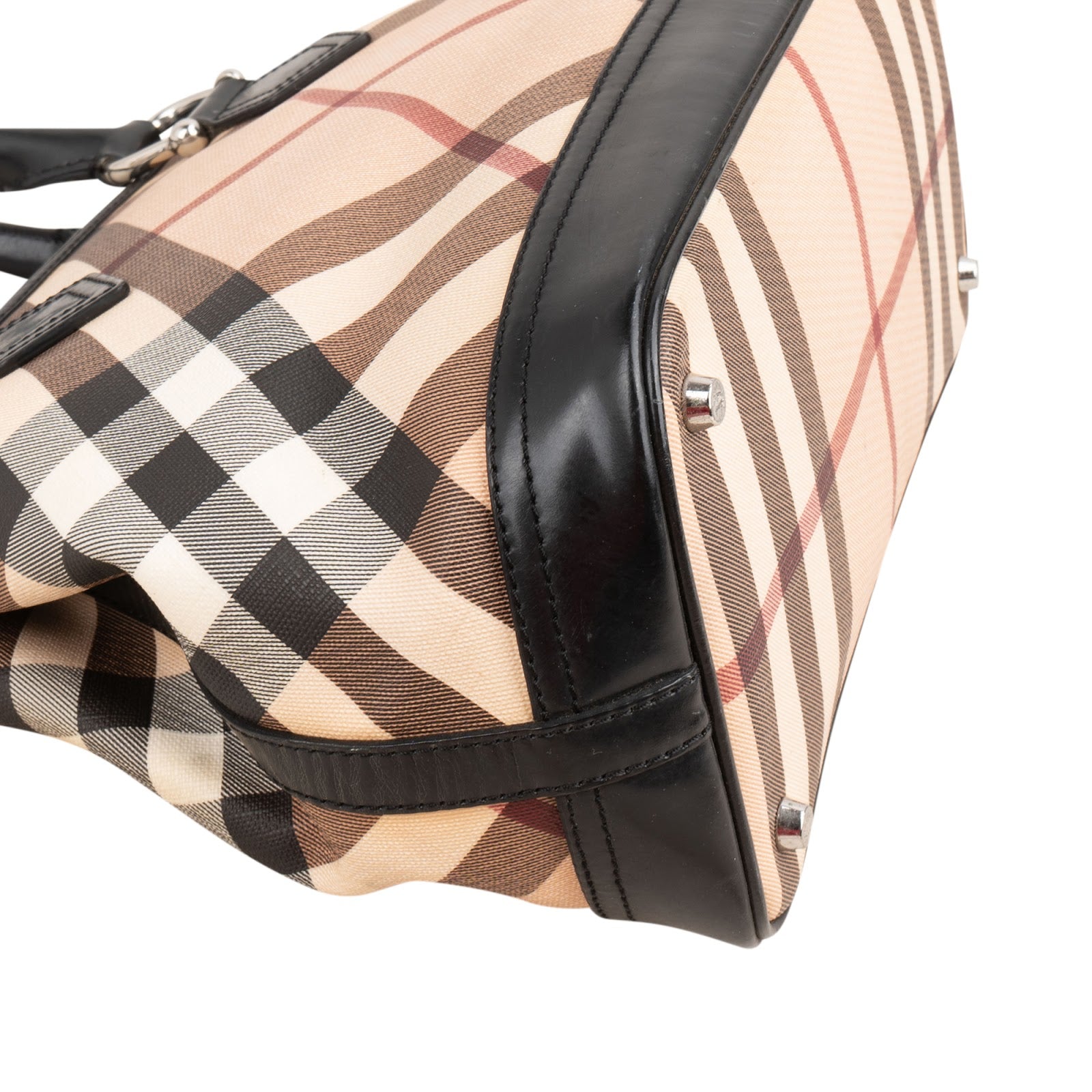 Burberry - Nova-Check Monogram Handbag