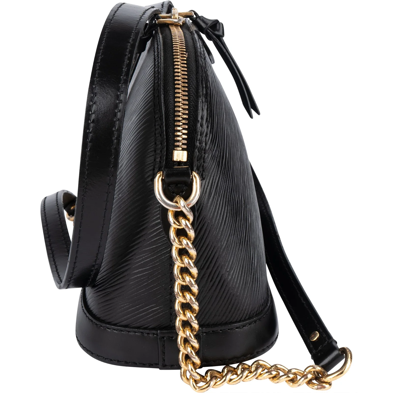 Louis Vuitton Noir Epi Leather Alma BB Crossbody Bag