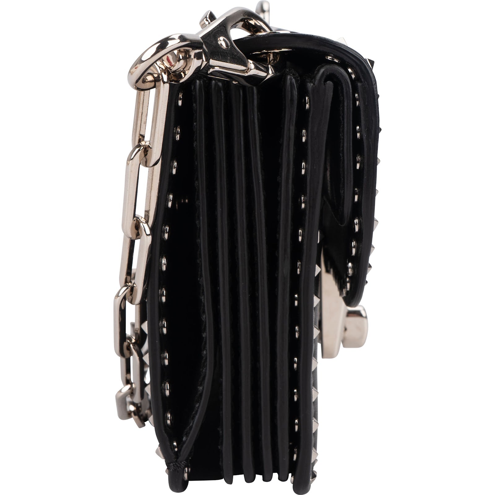 Valentino Garavani Rockstud Multi Pocket Double Flap Turnlock Crossbody Bag