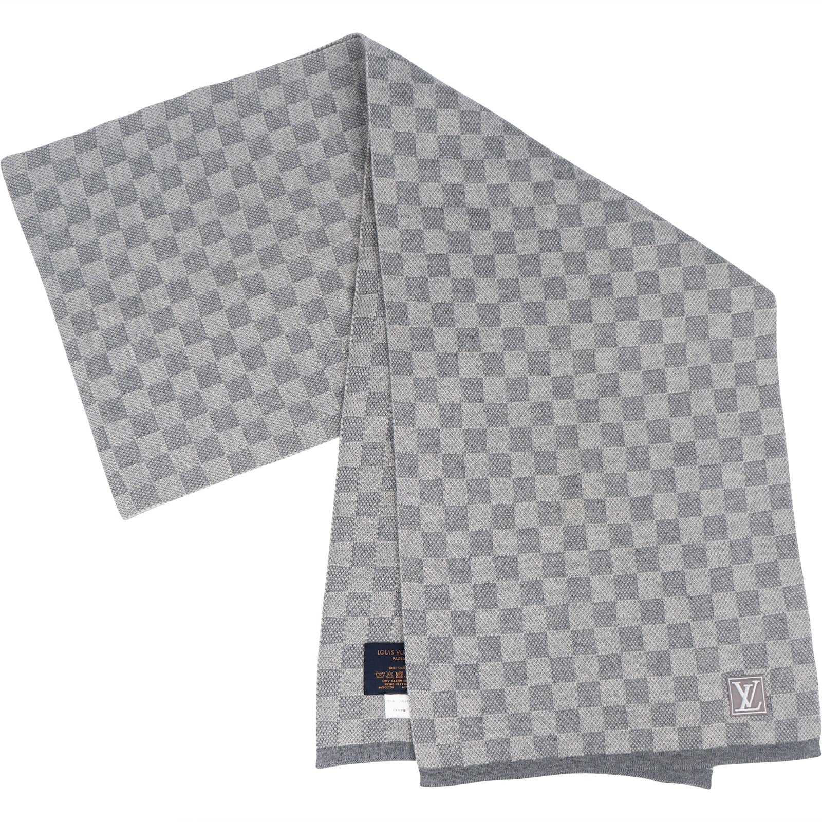 Louis Vuitton Wool Monogram Damier Schal