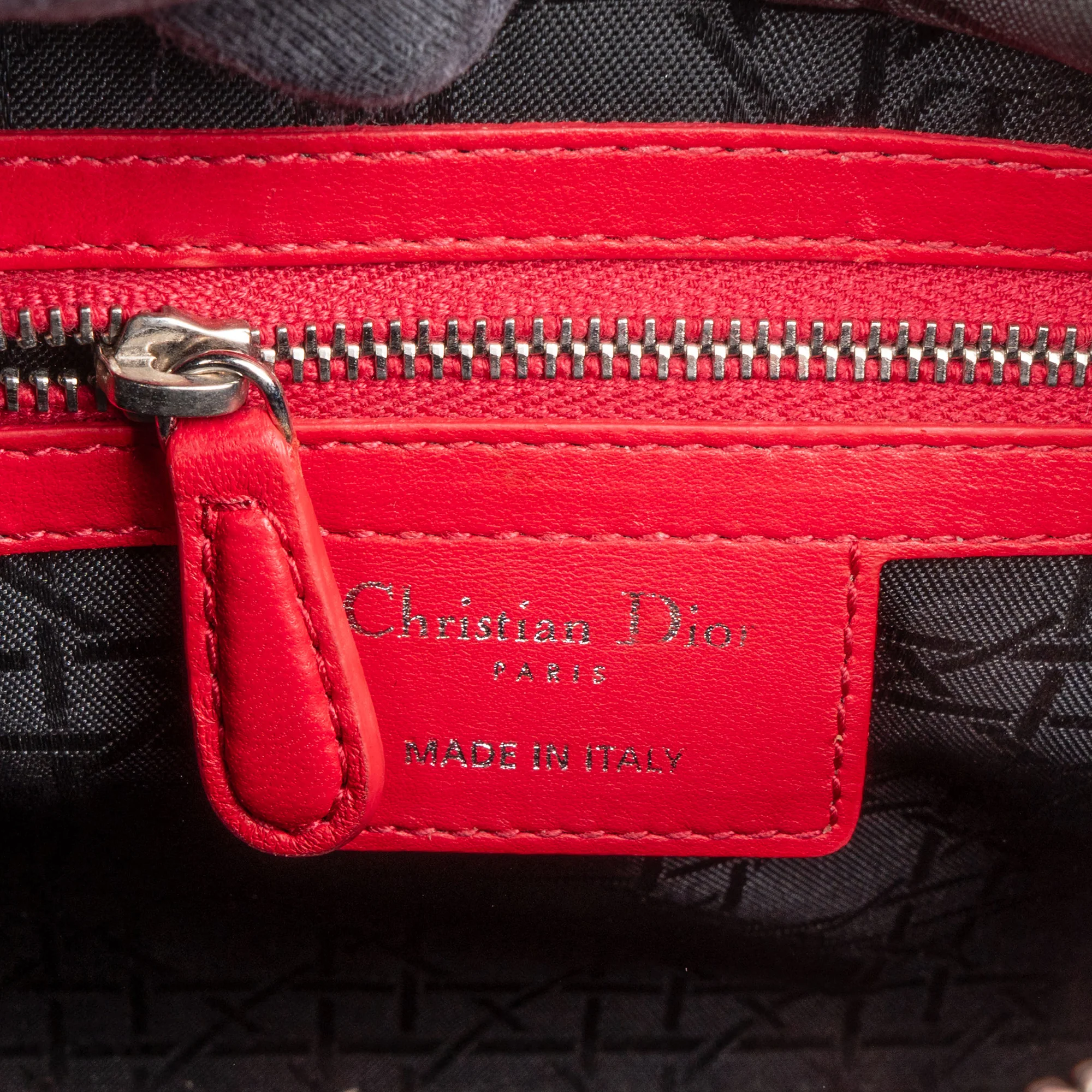 Christian Dior Quilted Leather Lady Dior Handbag