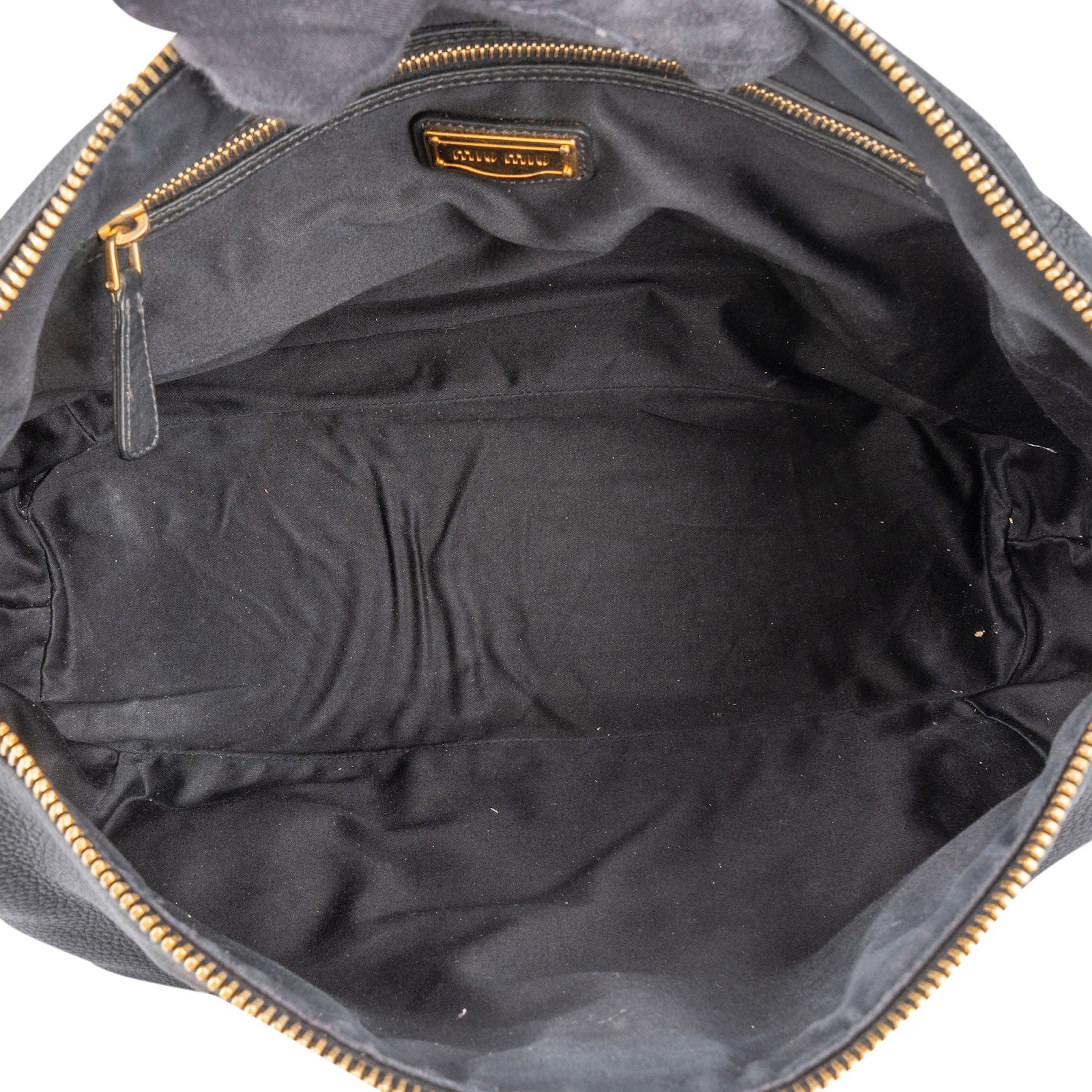 Miu Miu Vitello Lux Satchel Shoulder Bag