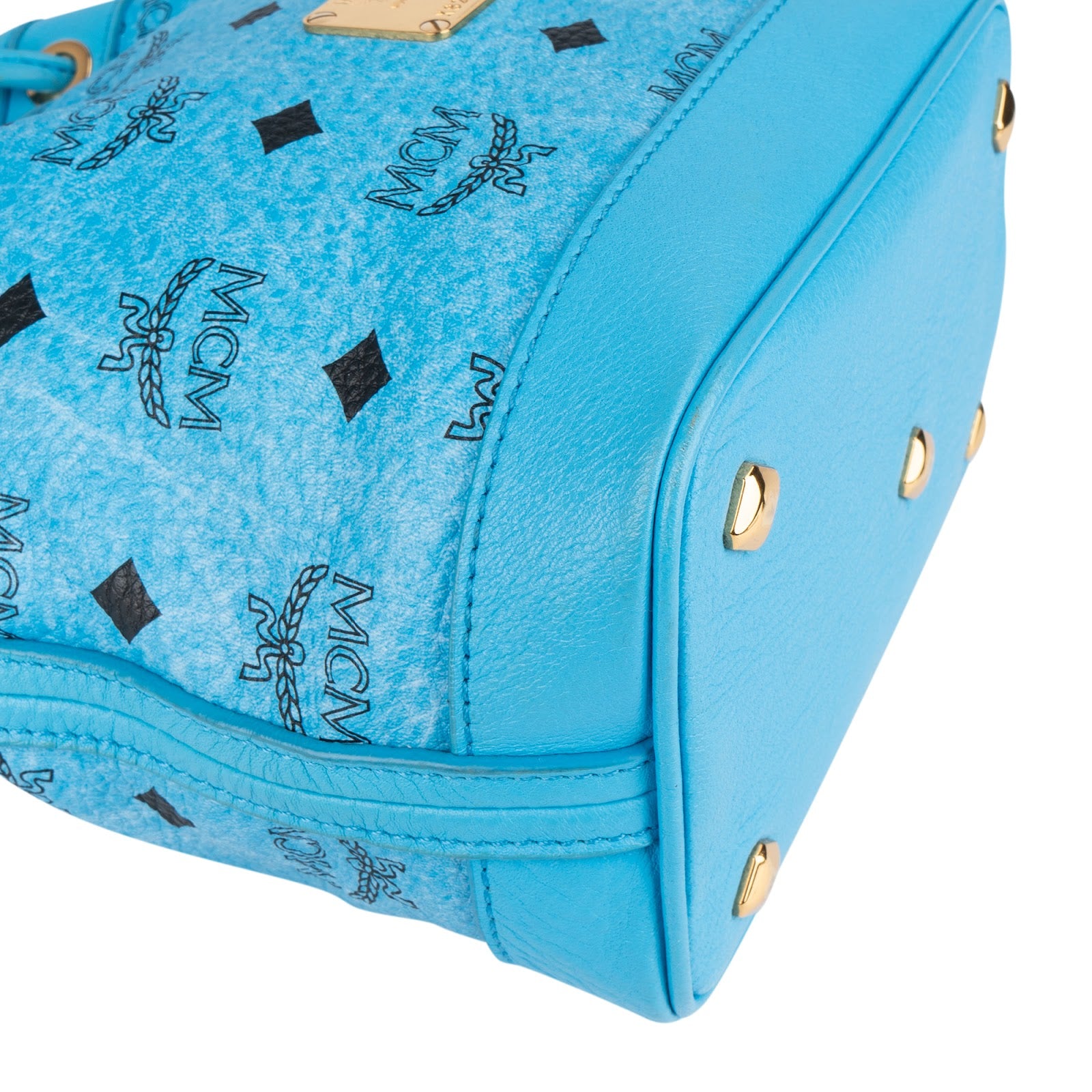 Sac à bandoulière MCM Monogram Visetos Mini à cordon de serrage