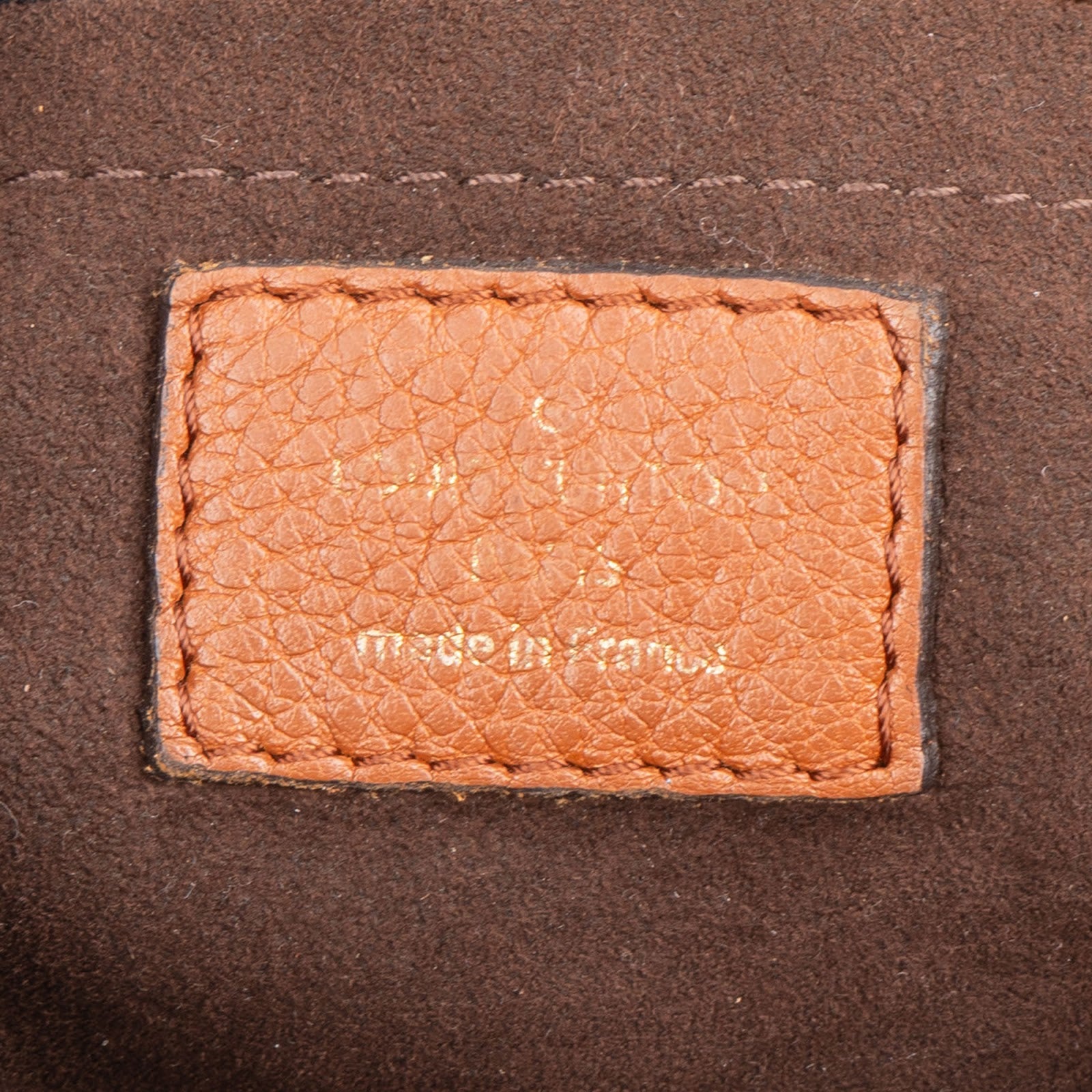 Louis Vuitton Brown Mahina Leather Lunar PM Shoulder Bag