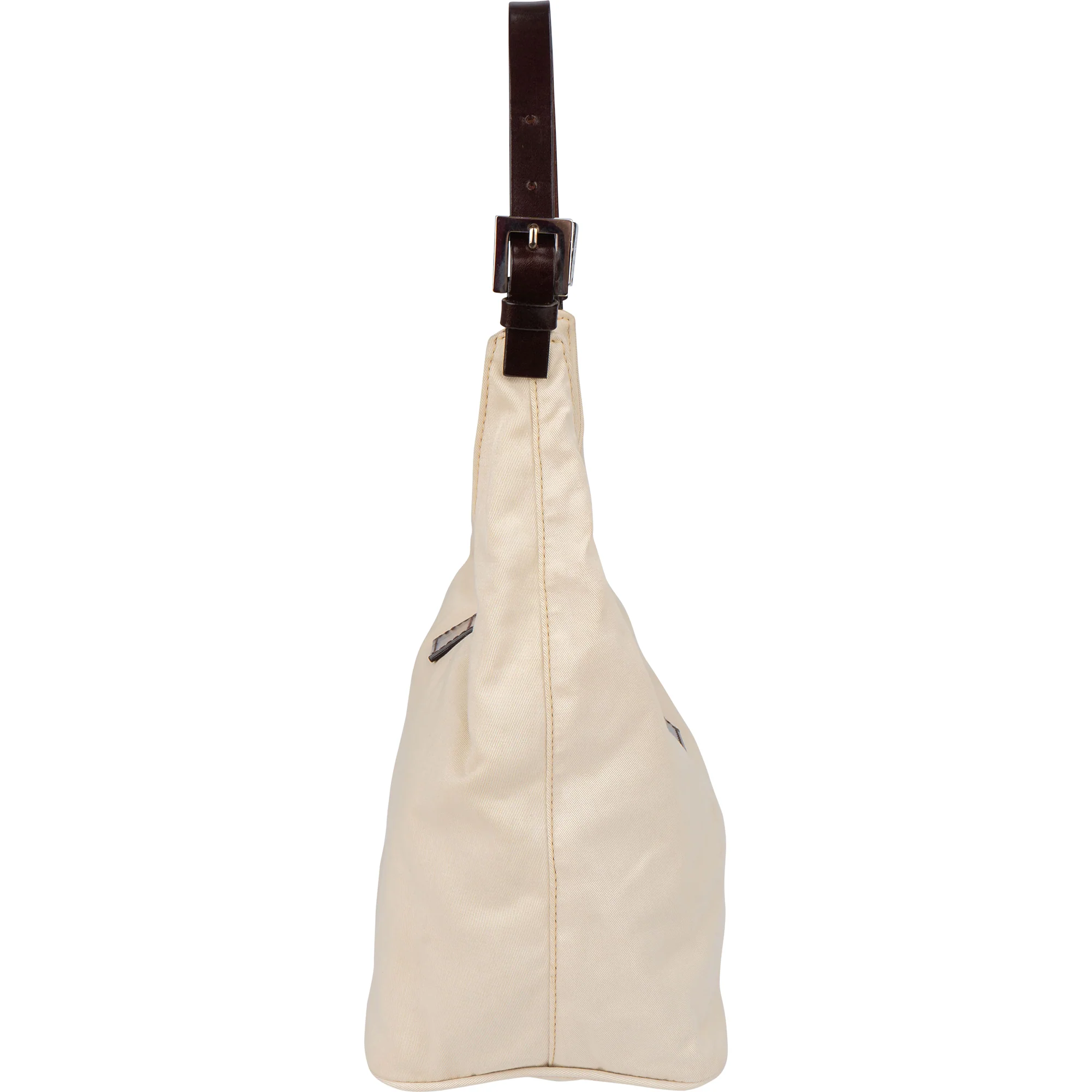 Fendi Cottton Limited Baguette Buckle Shoulder Bag