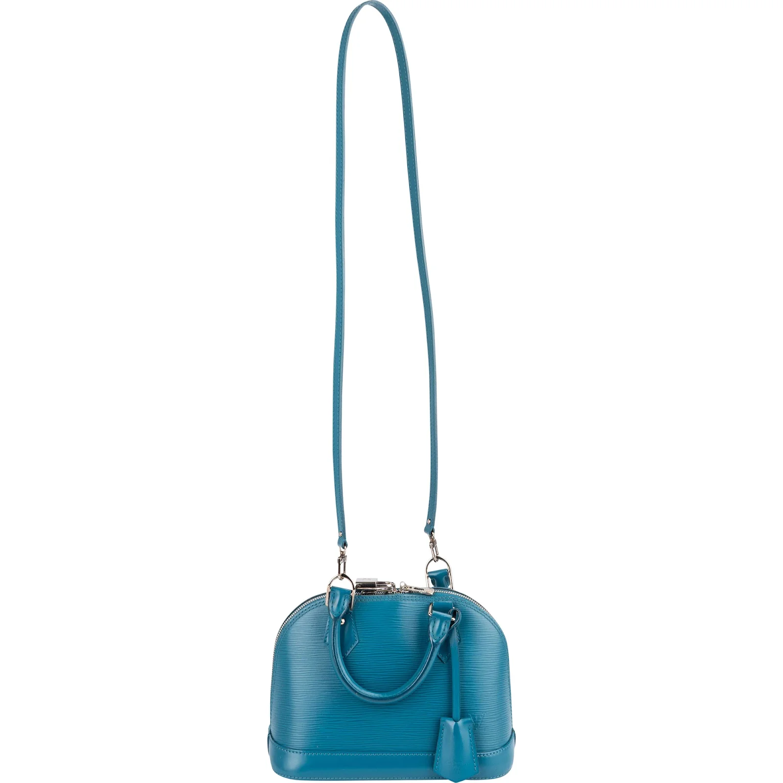 Louis Vuitton Blue Epi Leather Alma BB Handbag