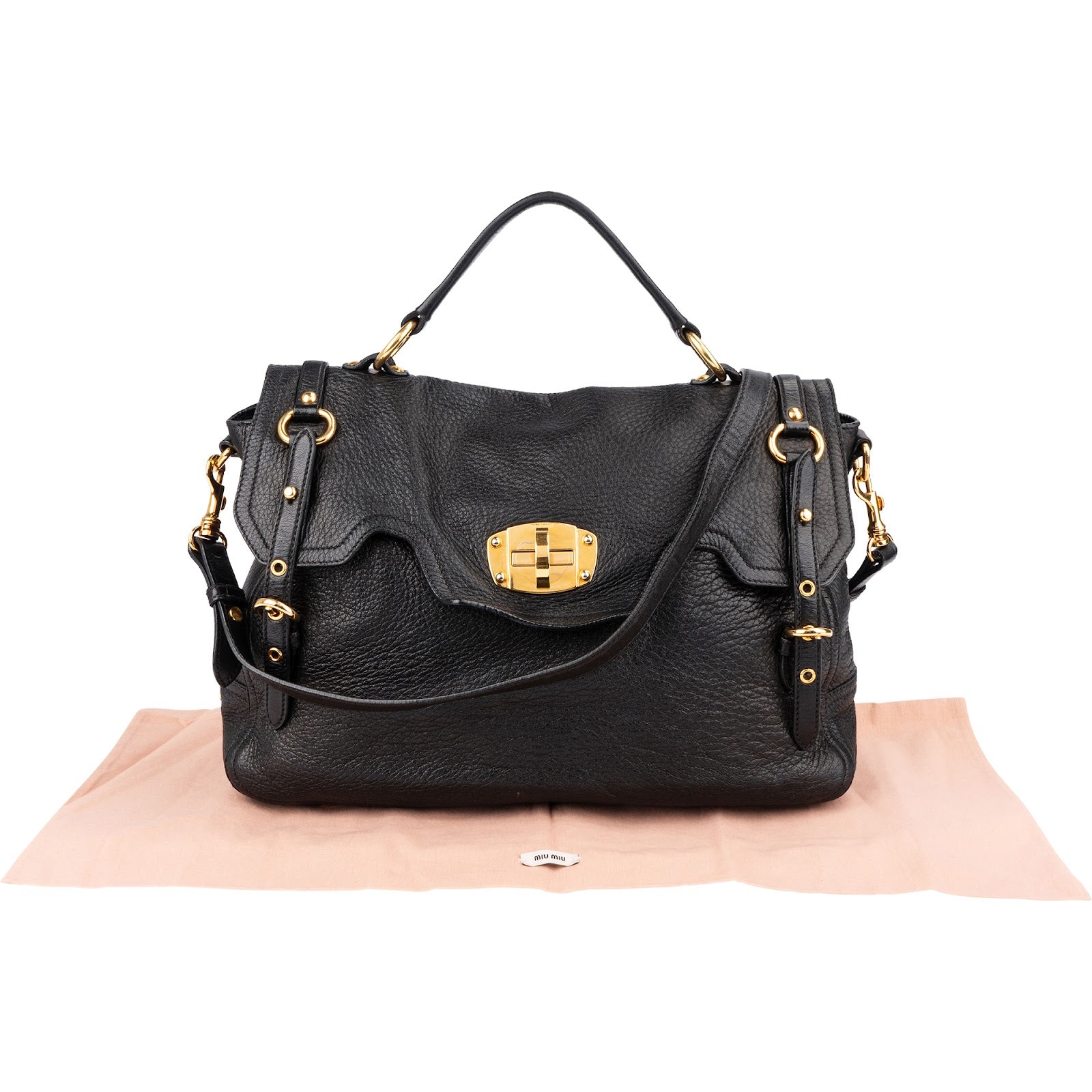 Miu Miu - Turnlock Satchel Shoulder Bag