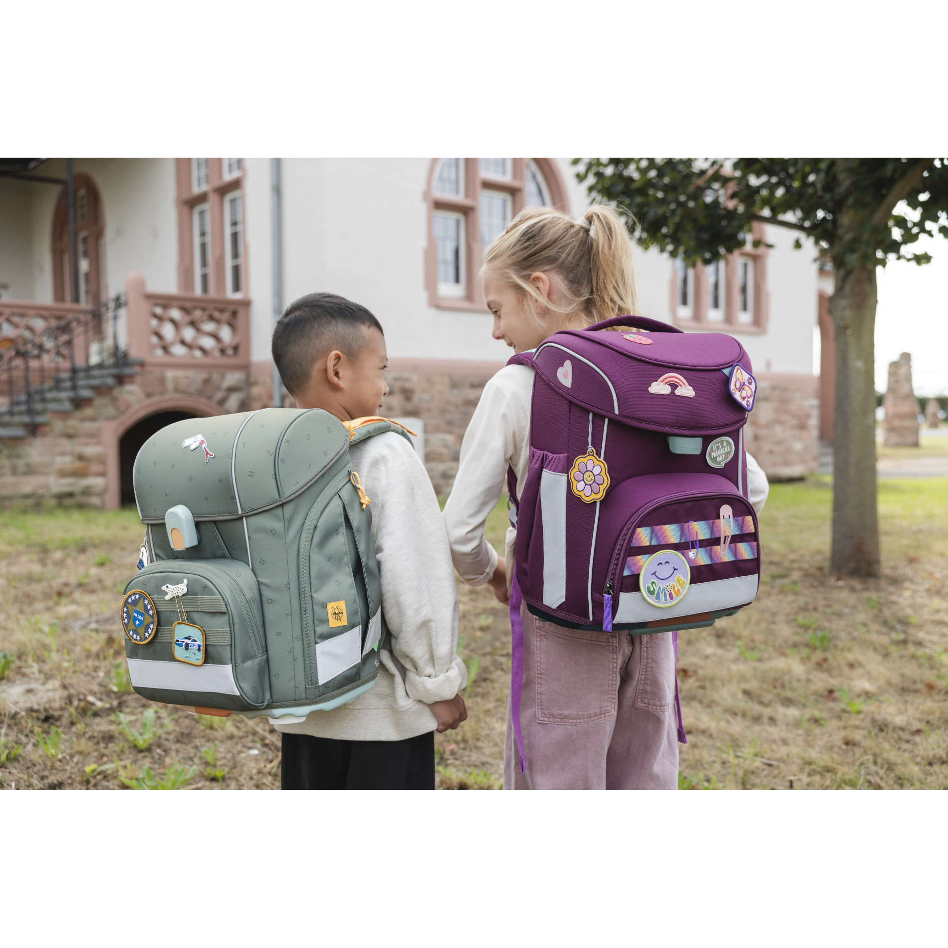 School Set Slim Unique Schulranzenset 6tlg. - lilac