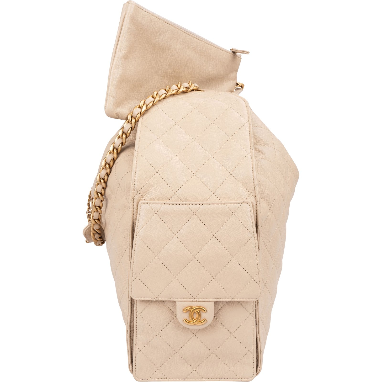 Chanel – 25 Maxi Drawstring Schultertasche