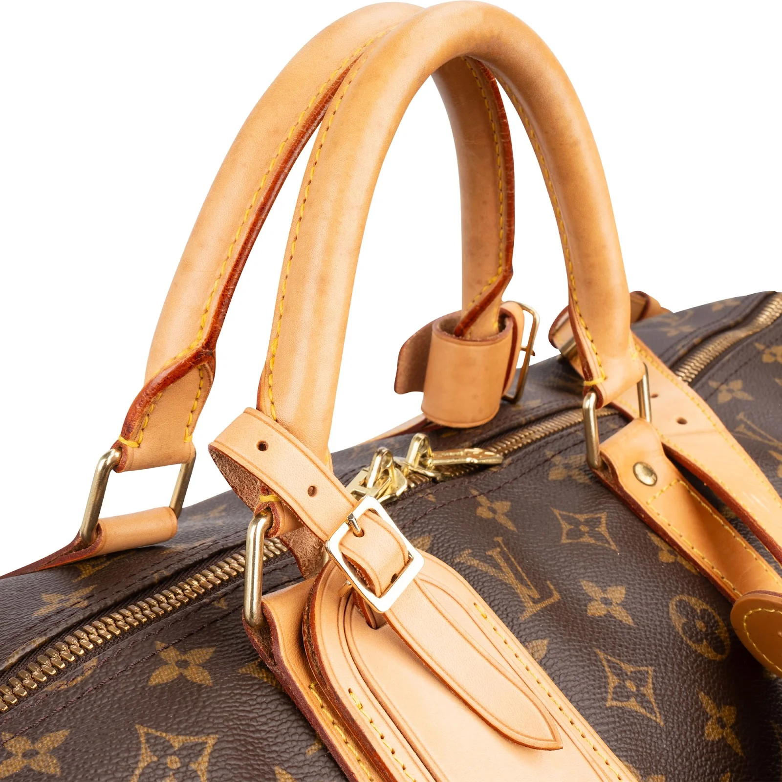 Louis Vuitton Monogram Canvas Keepall 60 Bandoulière Travel Bag
