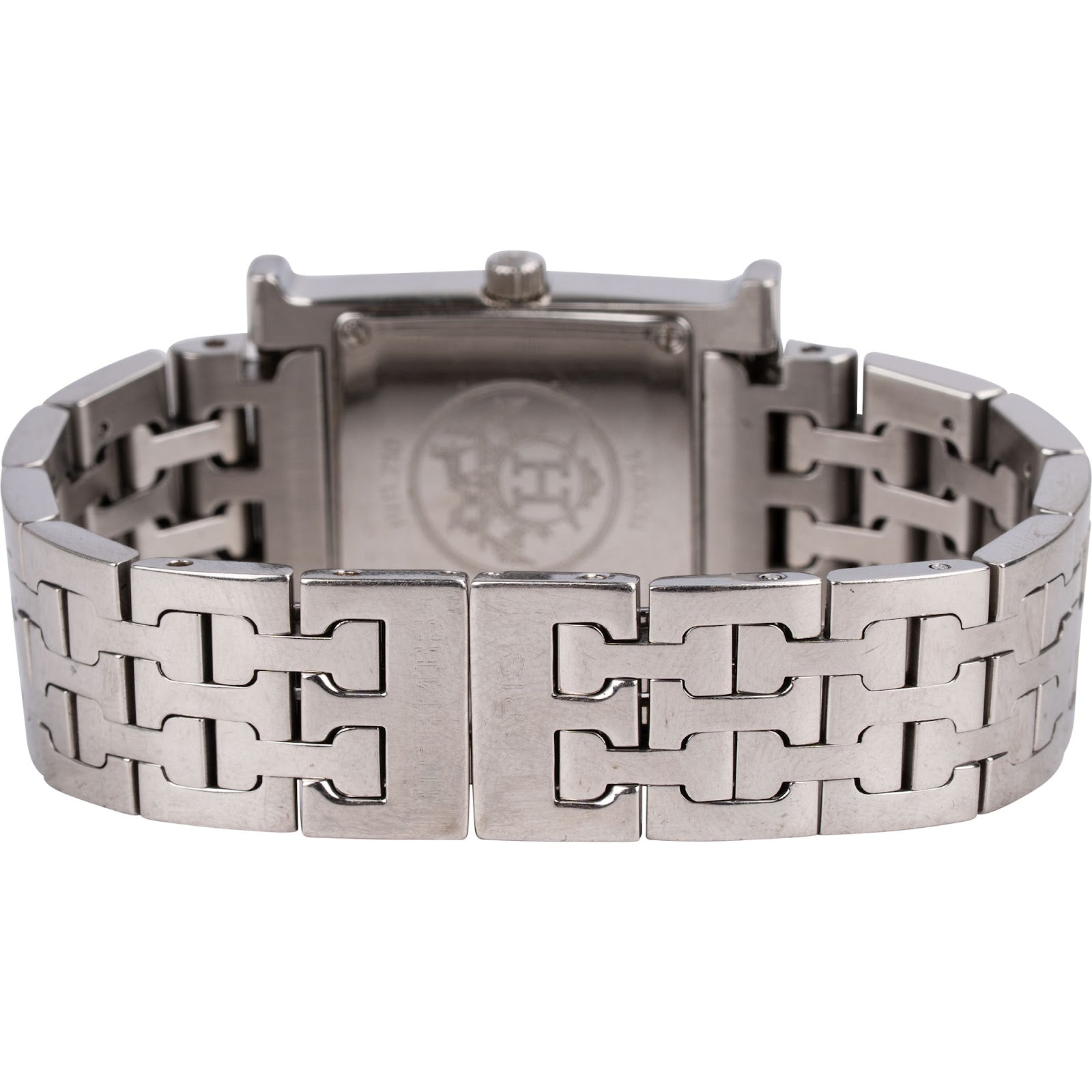 Hermès Silver Tone Heure H HH1.210 Damenuhr