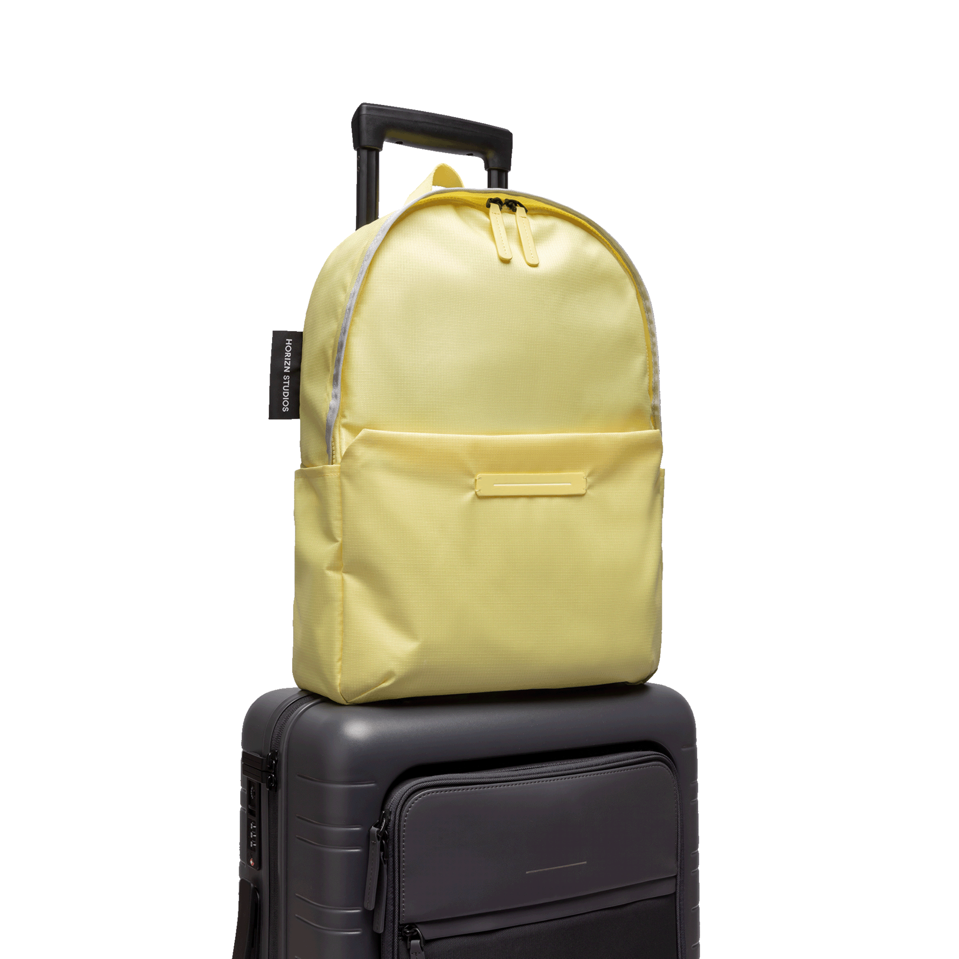 Shibuya Daypack M - Glossy Lemon / Light Quartz Grey