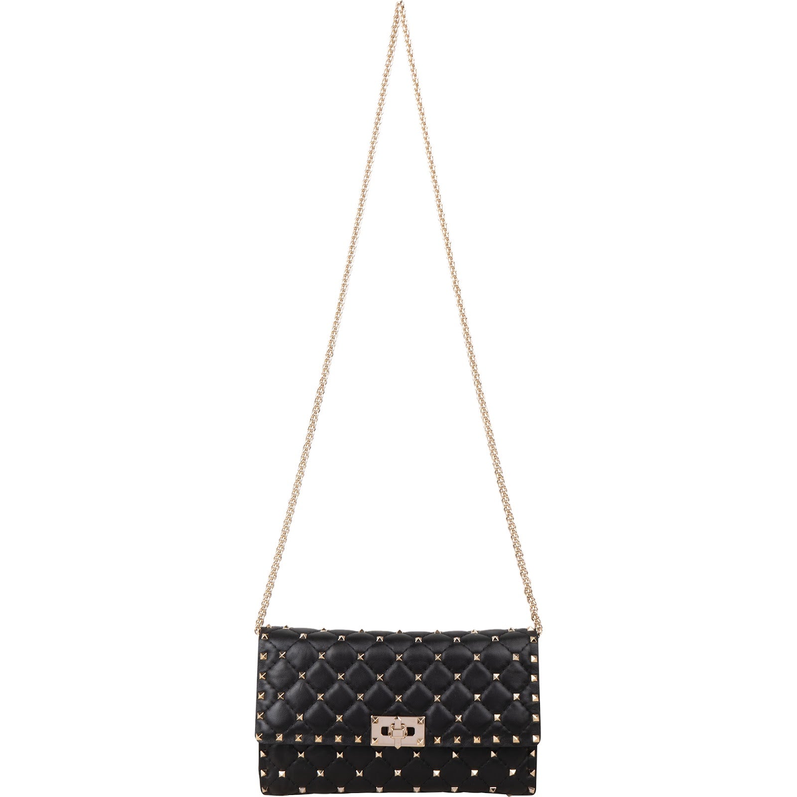Valentino Garavani -  Rockstud Spike Chain Crossbody Bag