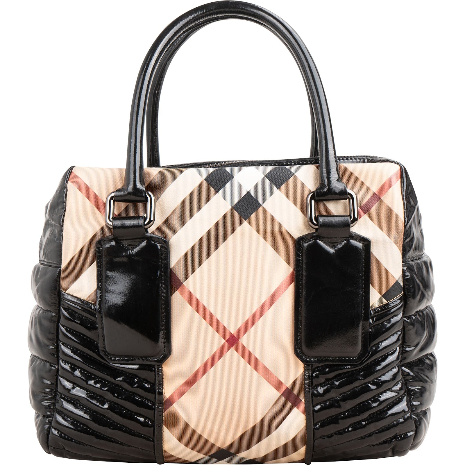 Burberry - Haymarket Check Tote Shoulder Bag