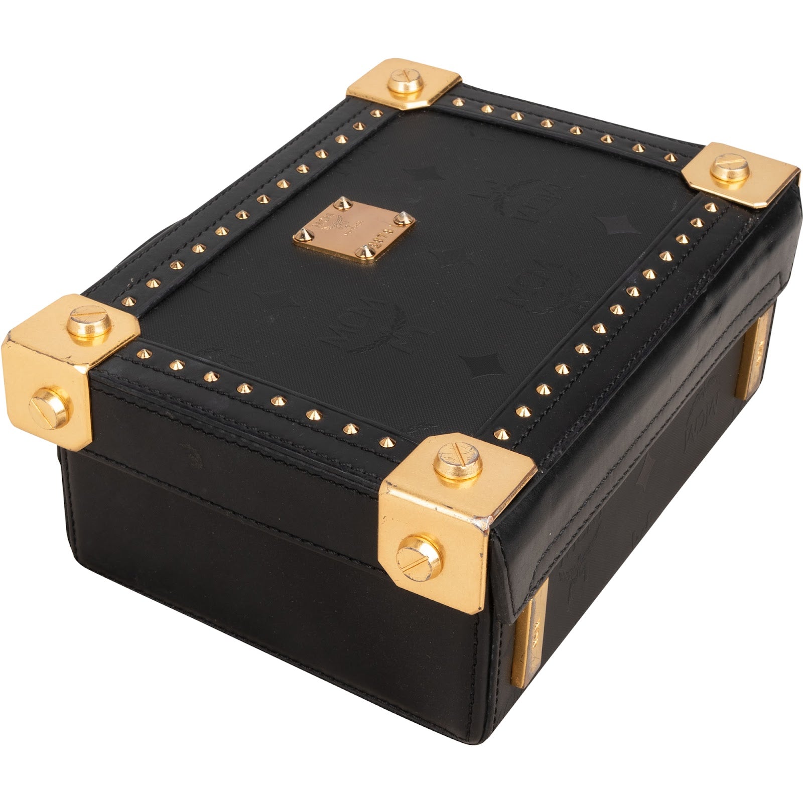 MCM - Kleine, met studs versierde make-upkoffer