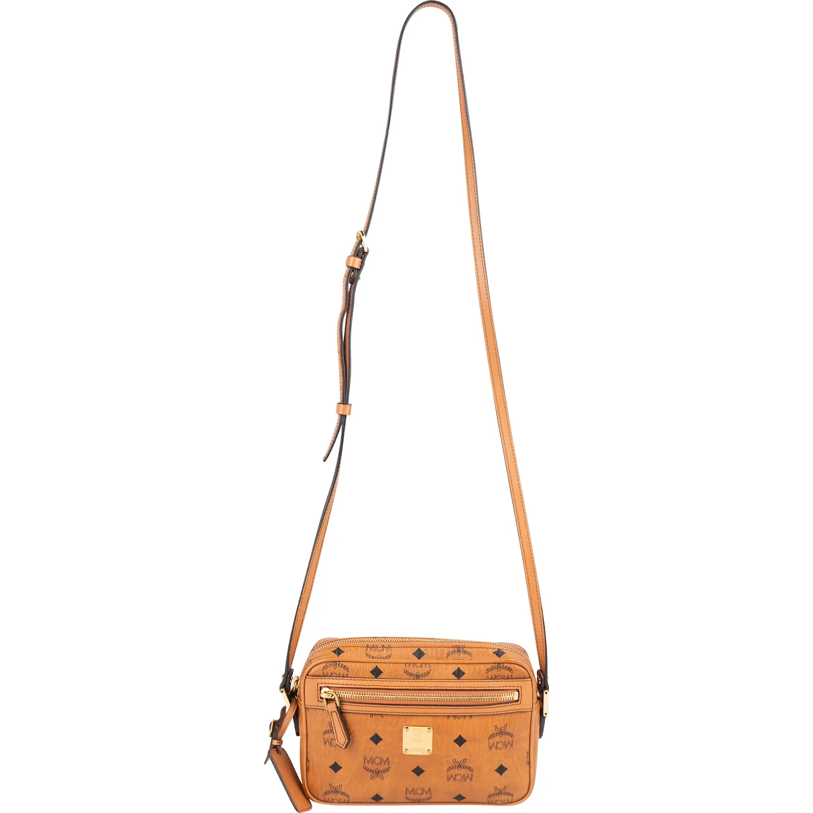 MCM Monogram Visetos Camera Crossbody Bag