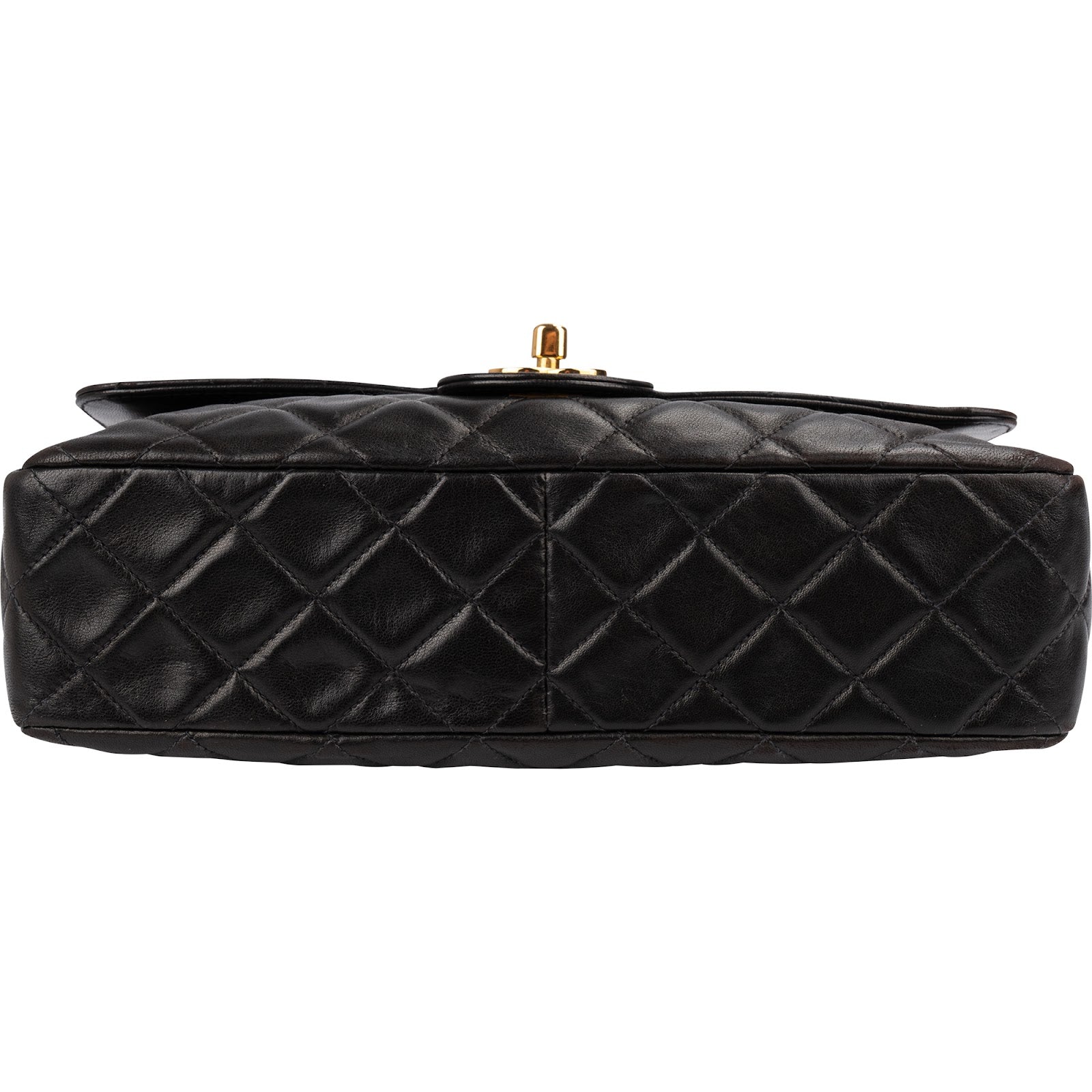 Chanel – Sac à bandoulière moyen à rabat unique, matelassé souple