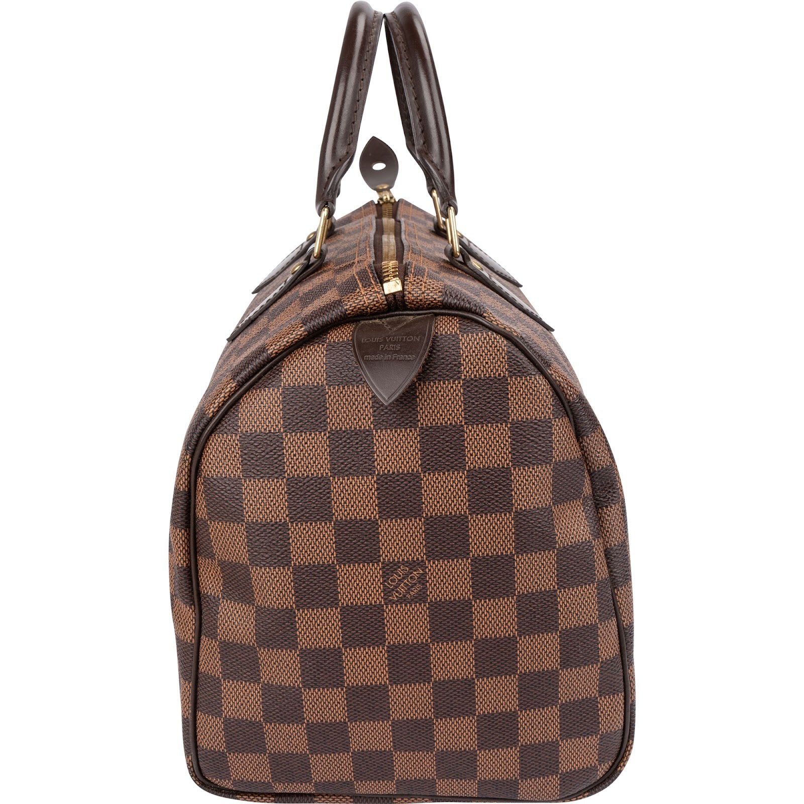 Louis Vuitton Monogram Damier Ebene Speedy 30 Boston Bag