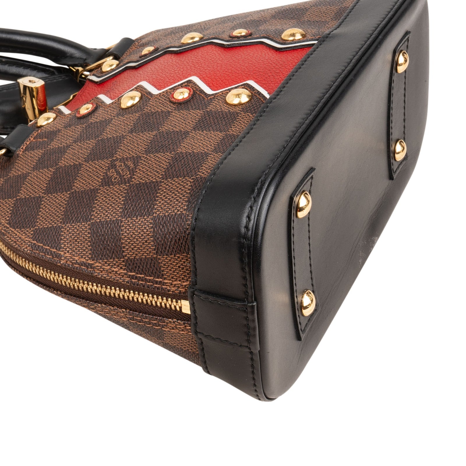 Louis Vuitton Limited Edition Monogram Damier Ebene Karakoram Alma BB Handbag